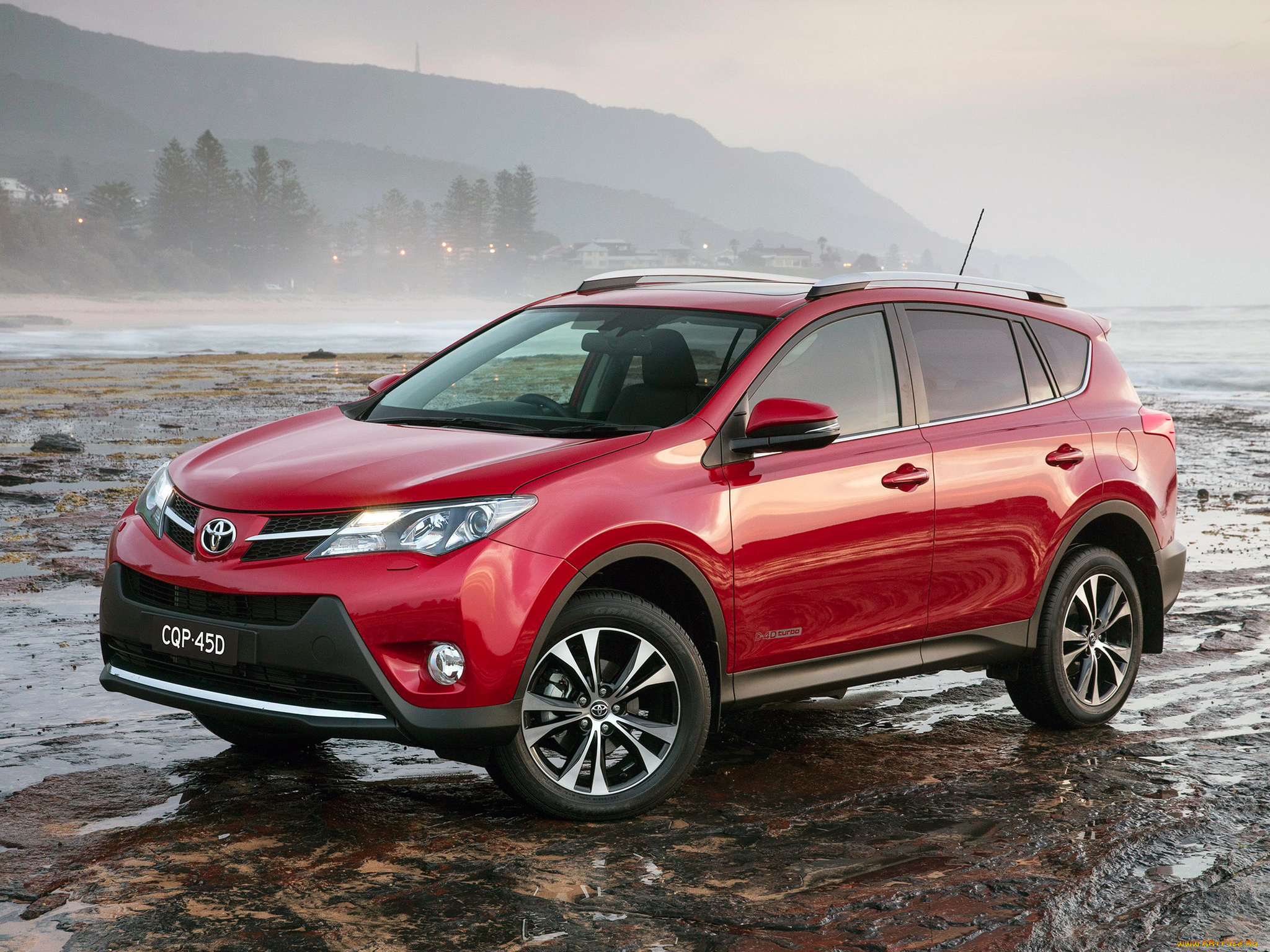 автомобили, toyota, au-spec, rav4, красный