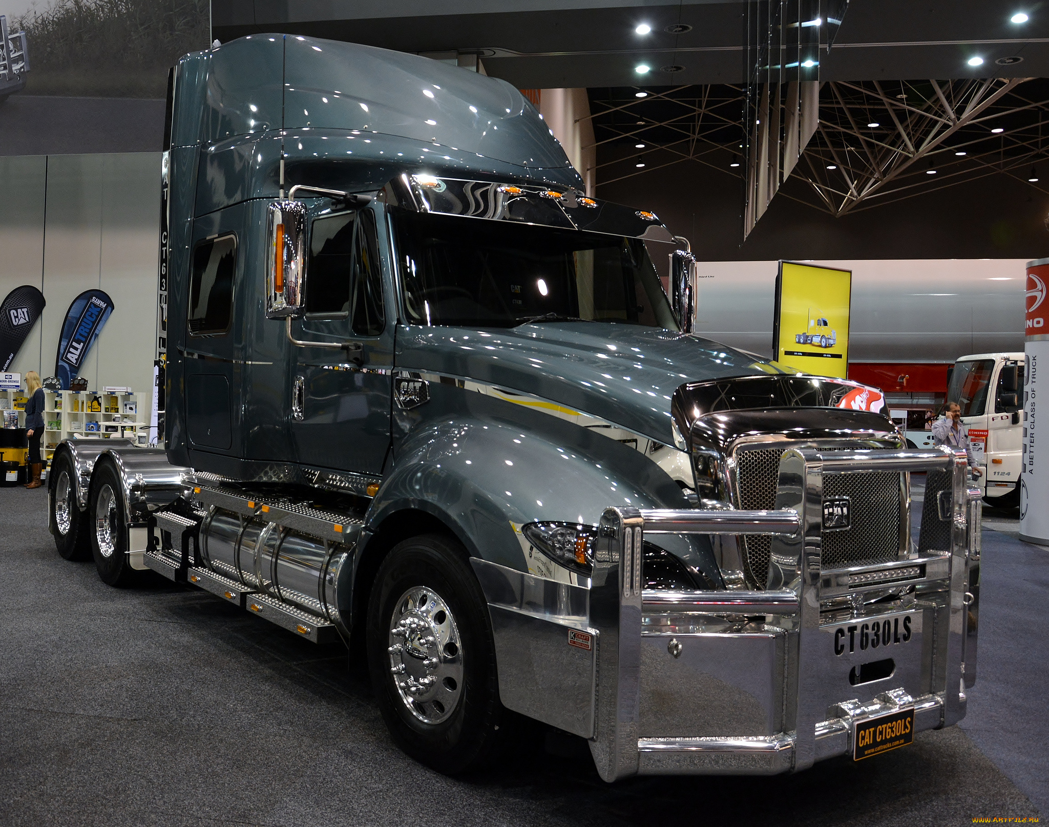 cat, trucks, автомобили, грузовики, тягач, грузовик, тяжелый