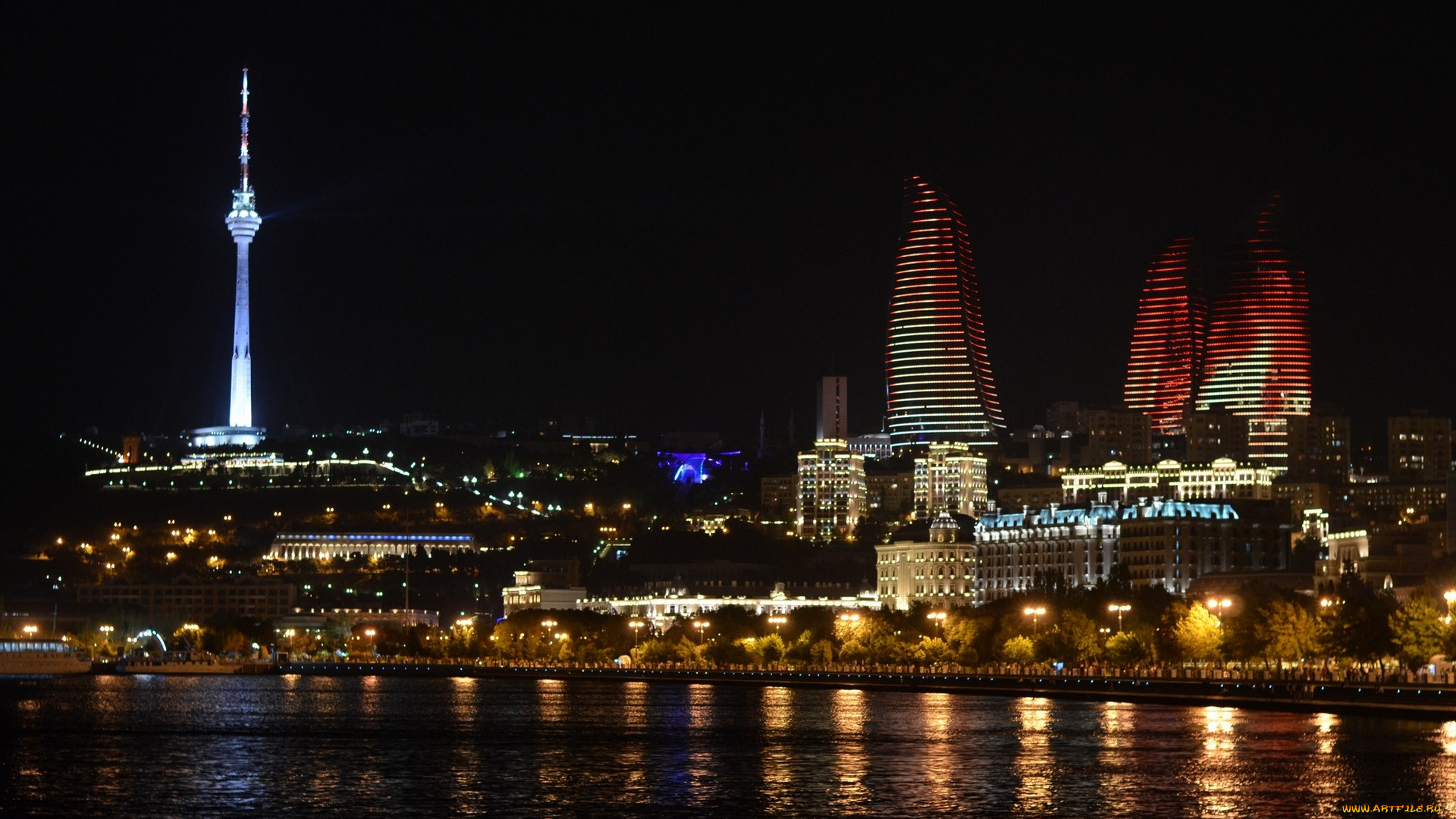 города, баку, , азербайджан, azerbaijan, baku