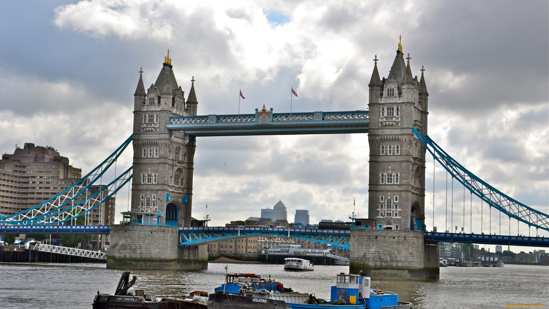 города, лондон, , великобритания, мост