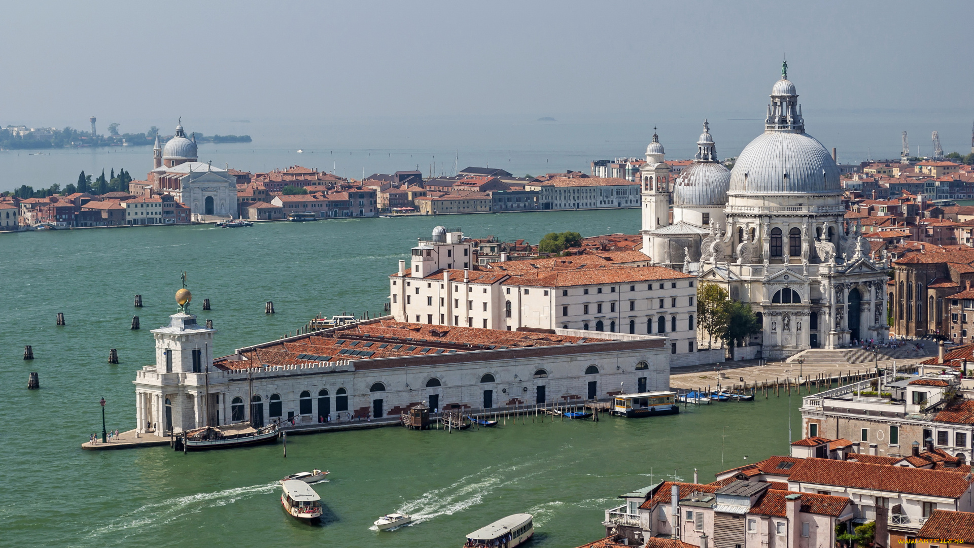 города, рим, , ватикан, , италия, набережная, дома