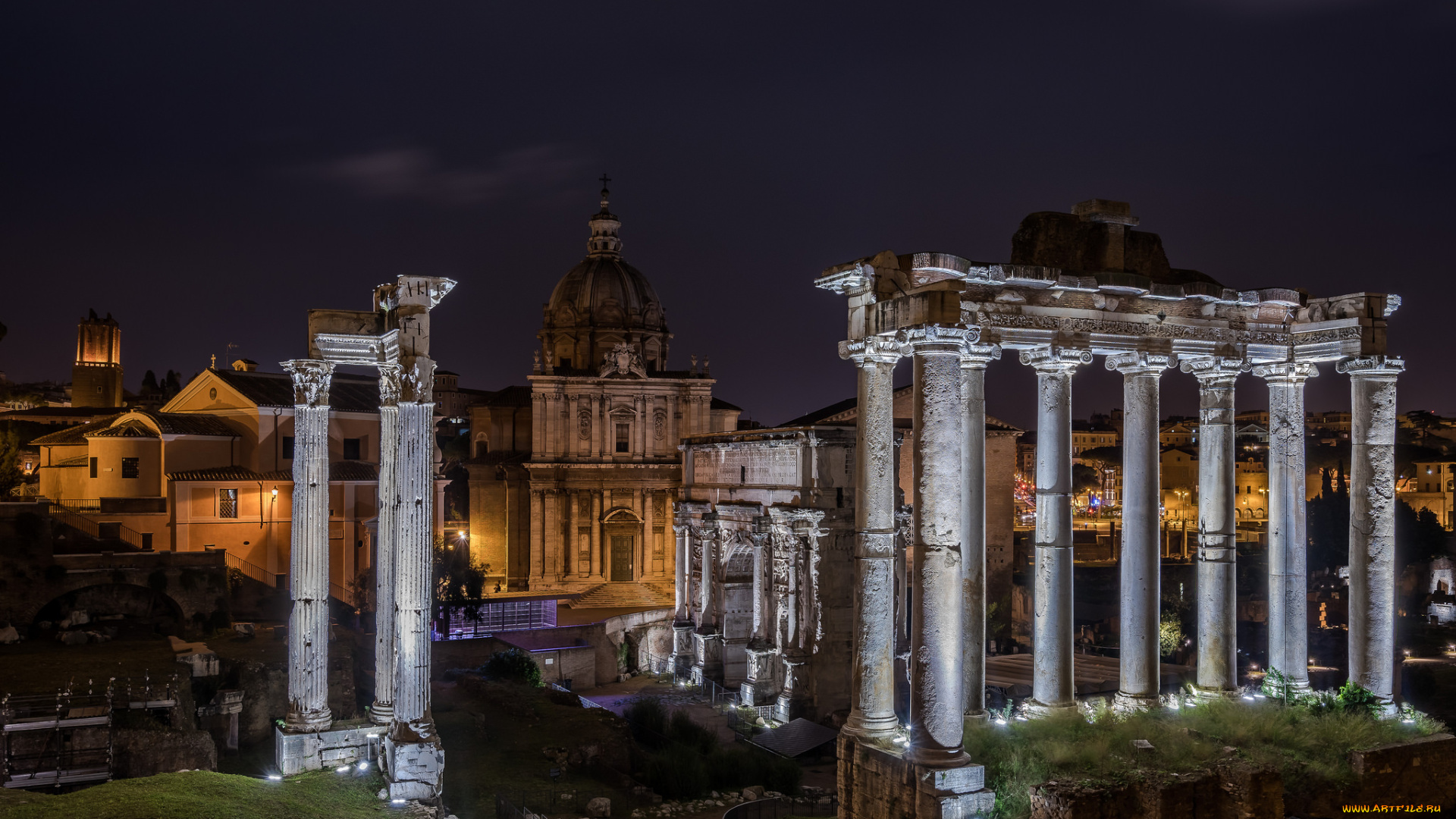 forum, romanum, города, рим, , ватикан, , италия, антик