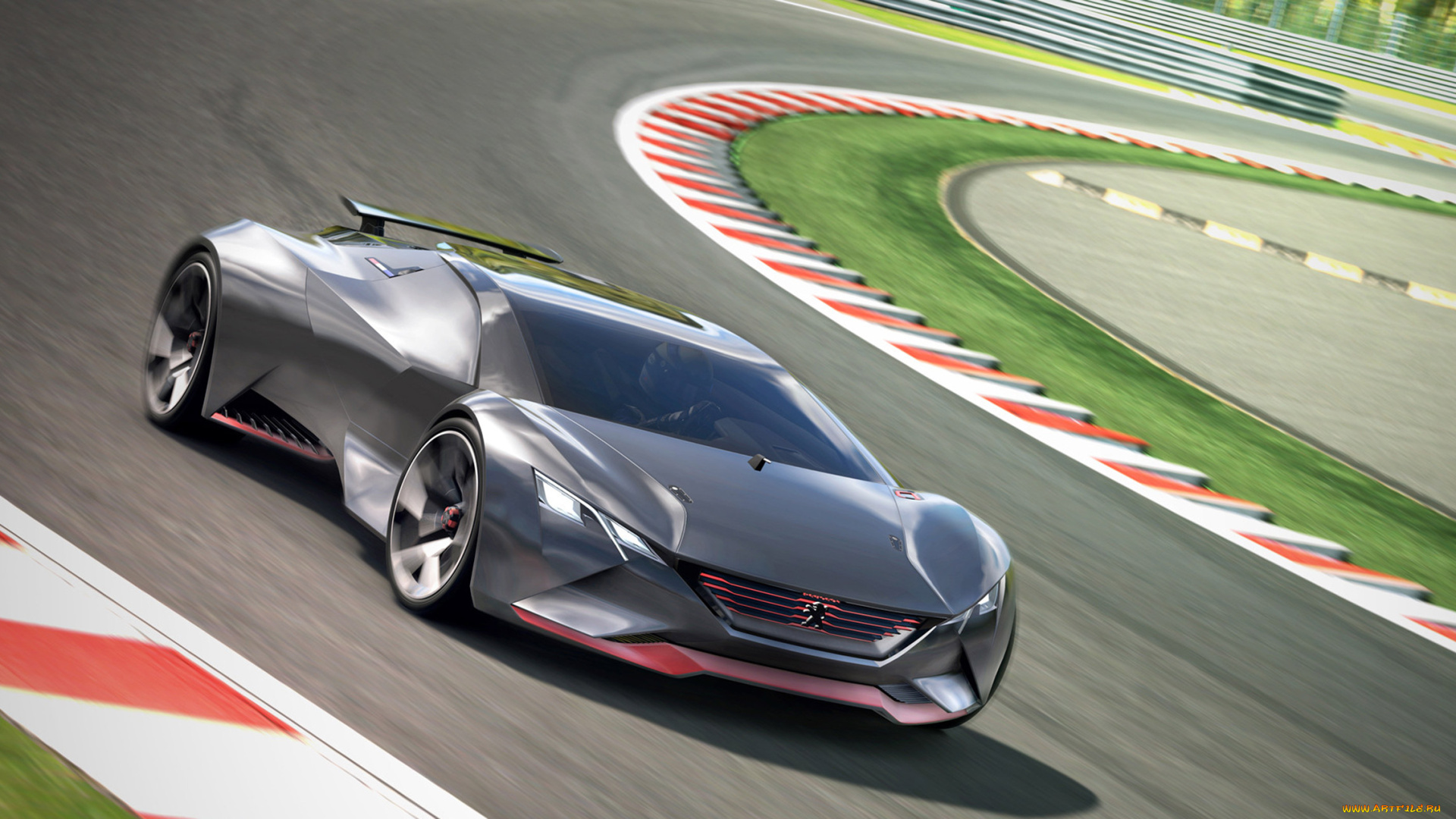peugeot, vision, gran, turismo, concept, 2015, автомобили, 3д, peugeot, vision, gran, turismo, concept, 2015