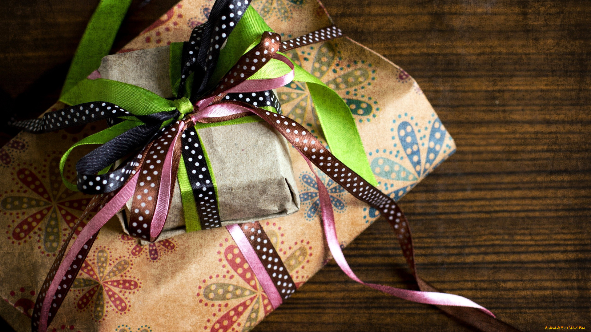праздничные, подарки, и, коробочки, банты