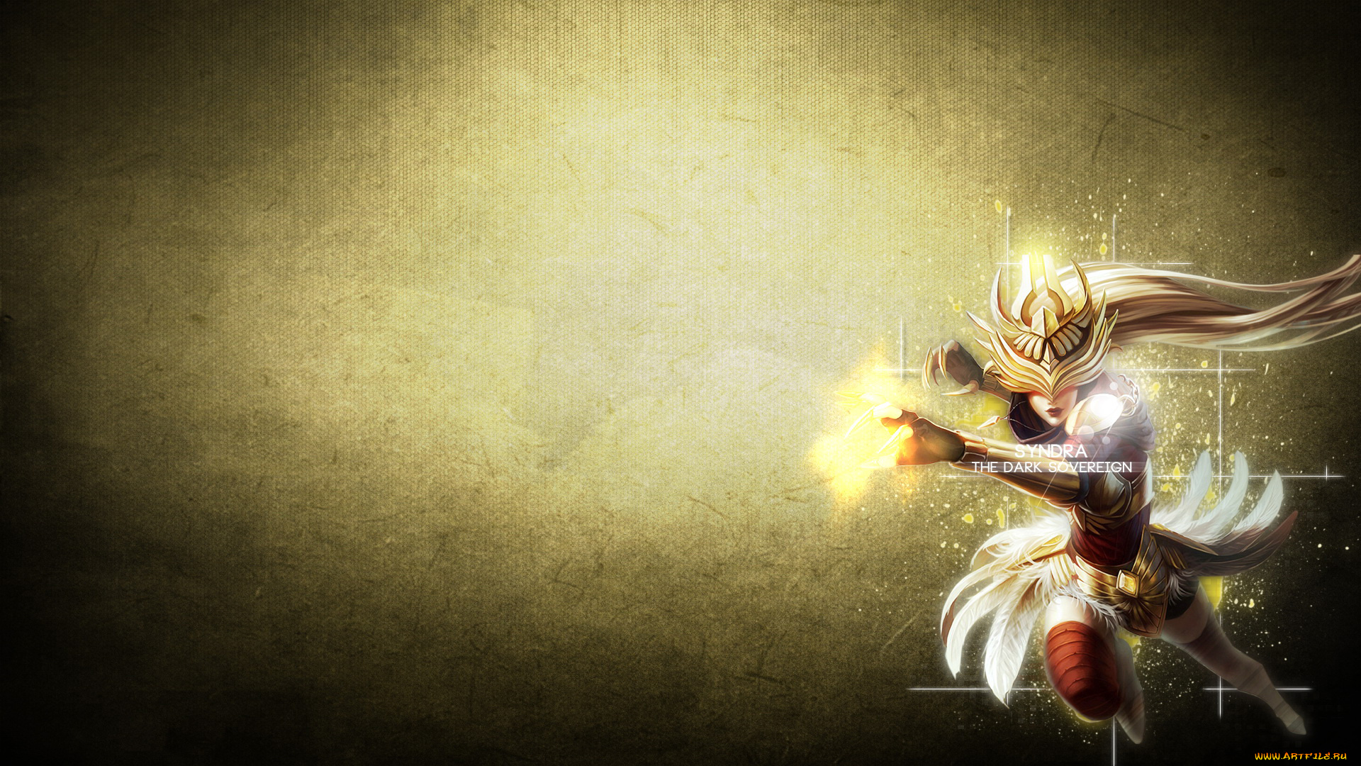 видео, игры, league, of, legends, девушка, маска, фон, syndra