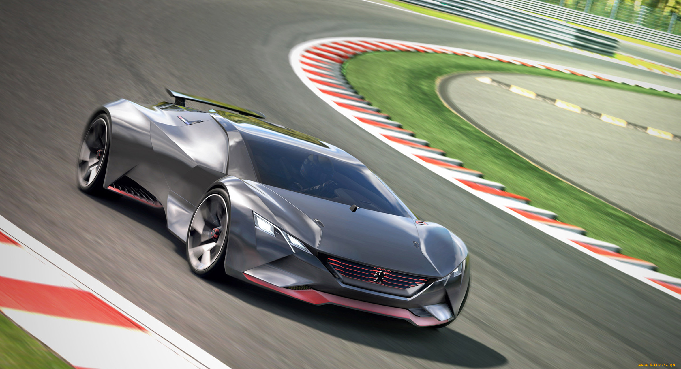peugeot, vision, gran, turismo, concept, 2015, автомобили, 3д, peugeot, vision, gran, turismo, concept, 2015