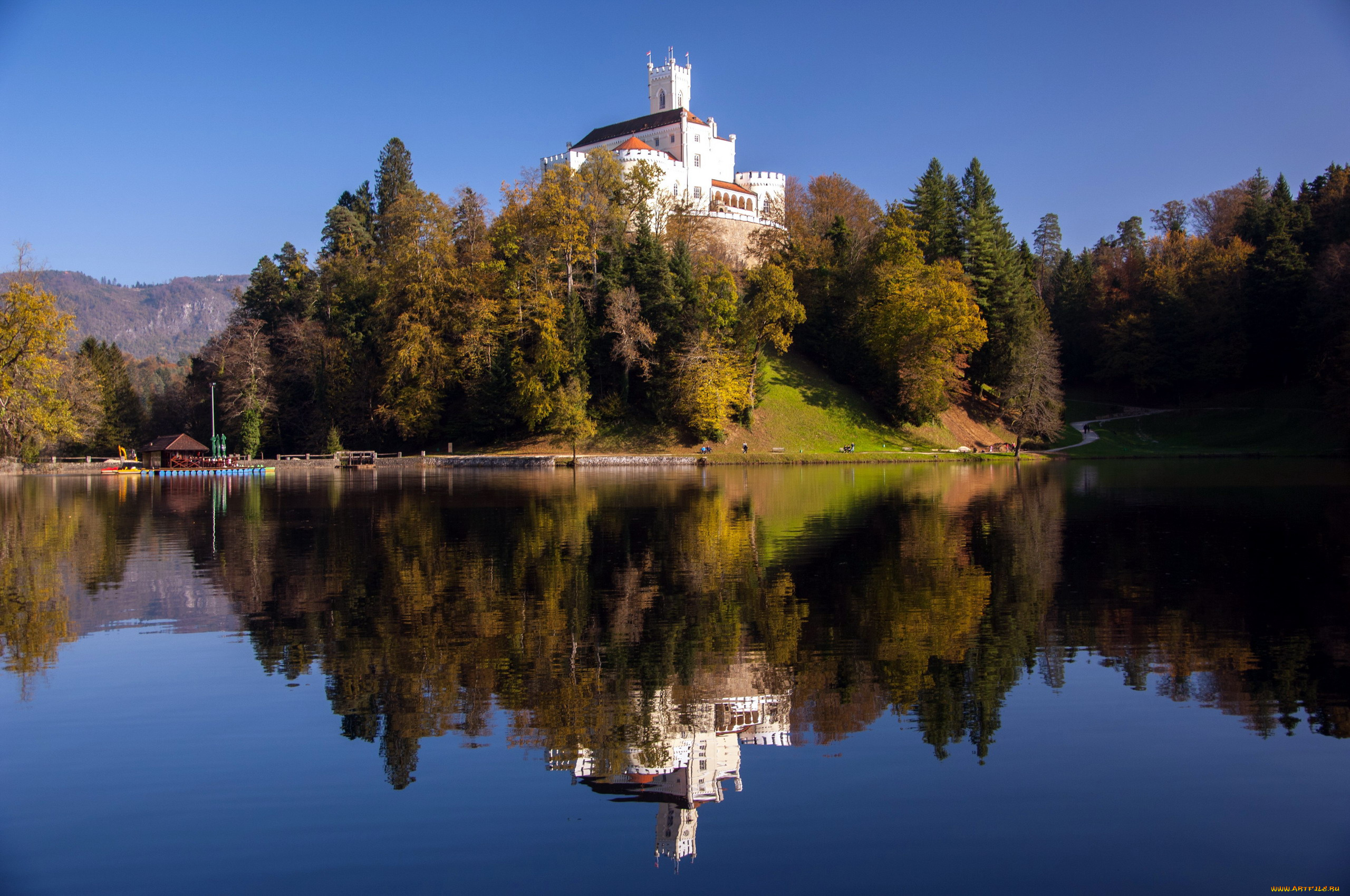 trakoscan, castle, croatia, города, -, дворцы, , замки, , крепости, trakoscan, castle