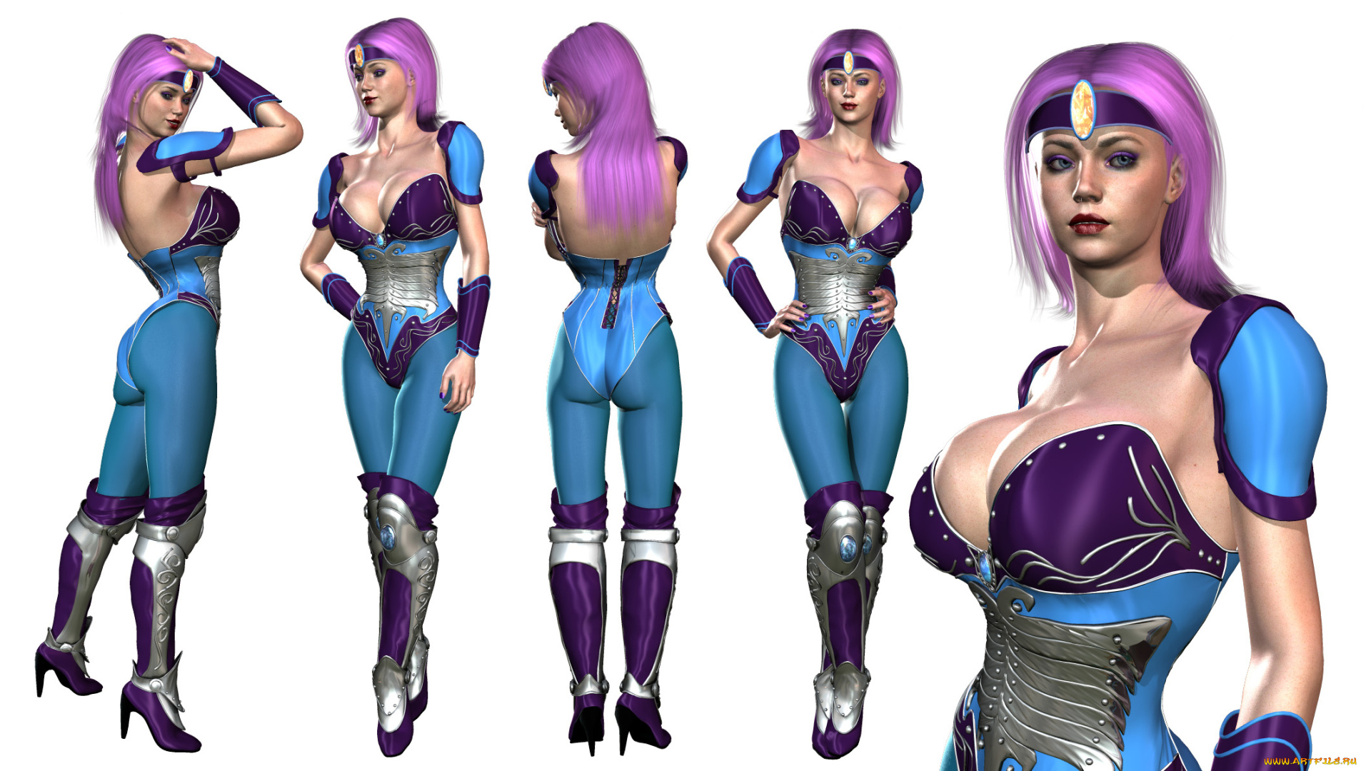 3д, графика, фантазия, , fantasy, девушка, униформа, фон, взгляд