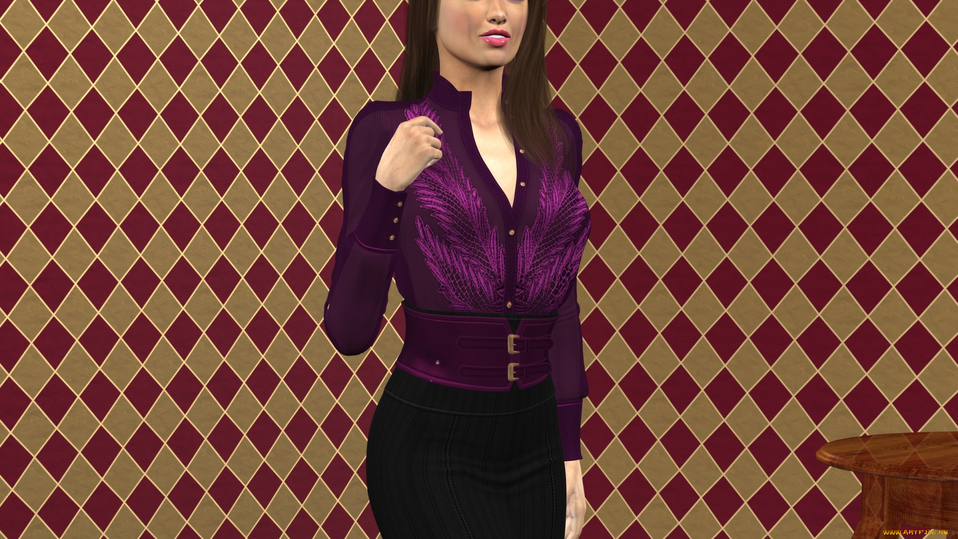 3д, графика, люди, , people, фон, взгляд, девушка