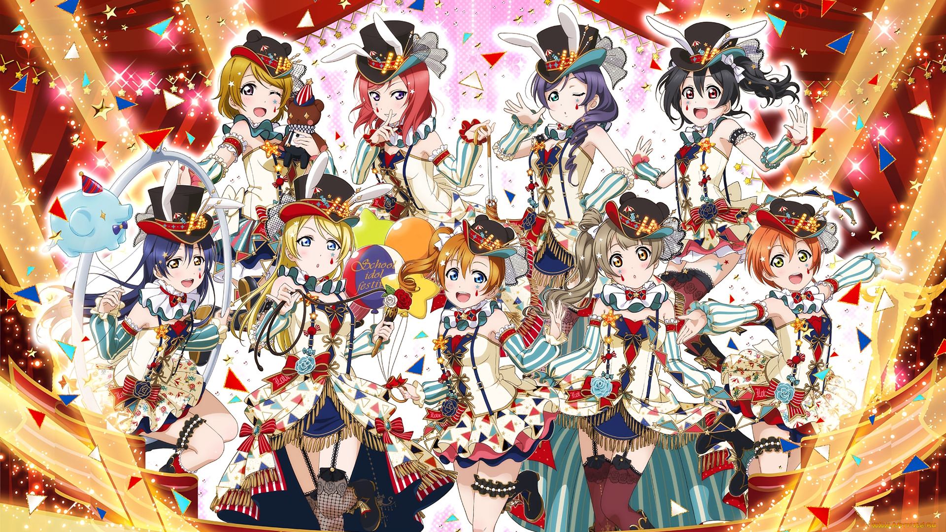 аниме, love, live, , school, idol, project, love, live, school, idol, project