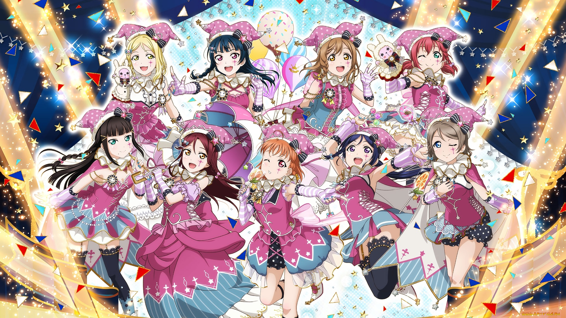 аниме, love, live, , school, idol, project, love, live, school, idol, project