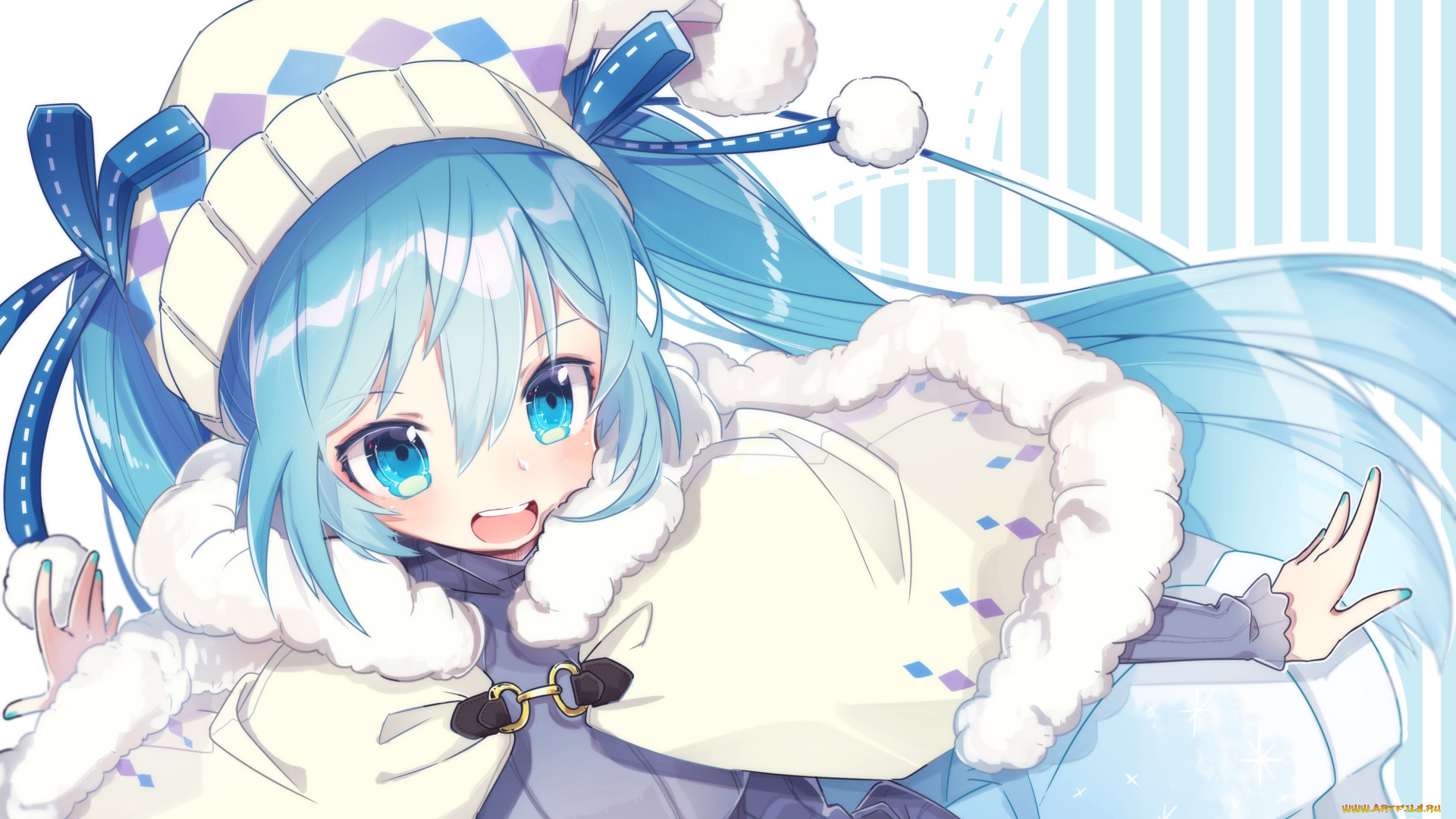 аниме, vocaloid, yuki, miku, hatsune