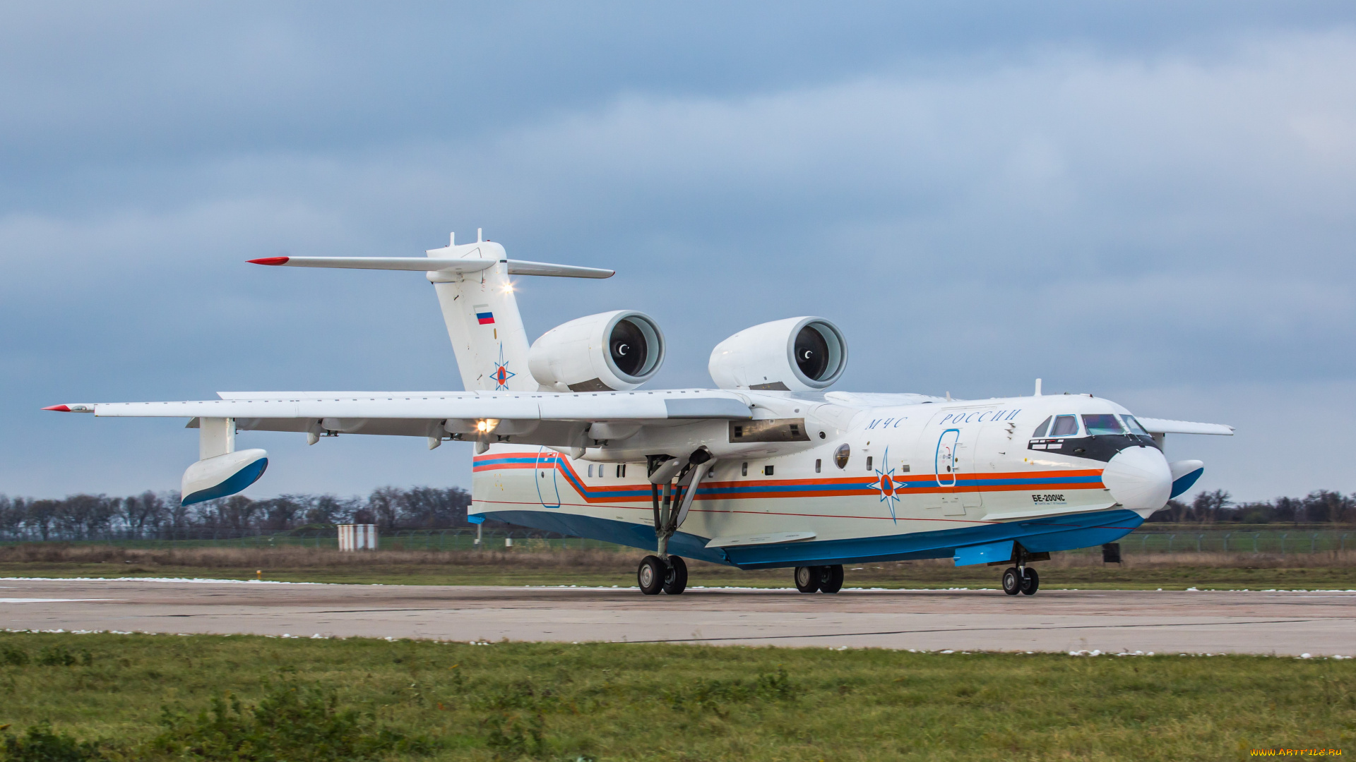 бе-, 200Чс, авиация, самолёты, амфибии, амфибия, бе-, 200Чс, аэродром, самолёт