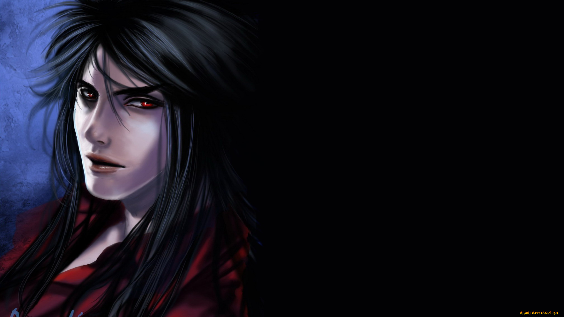 фэнтези, демоны, парень, демон, волосы, асмодей