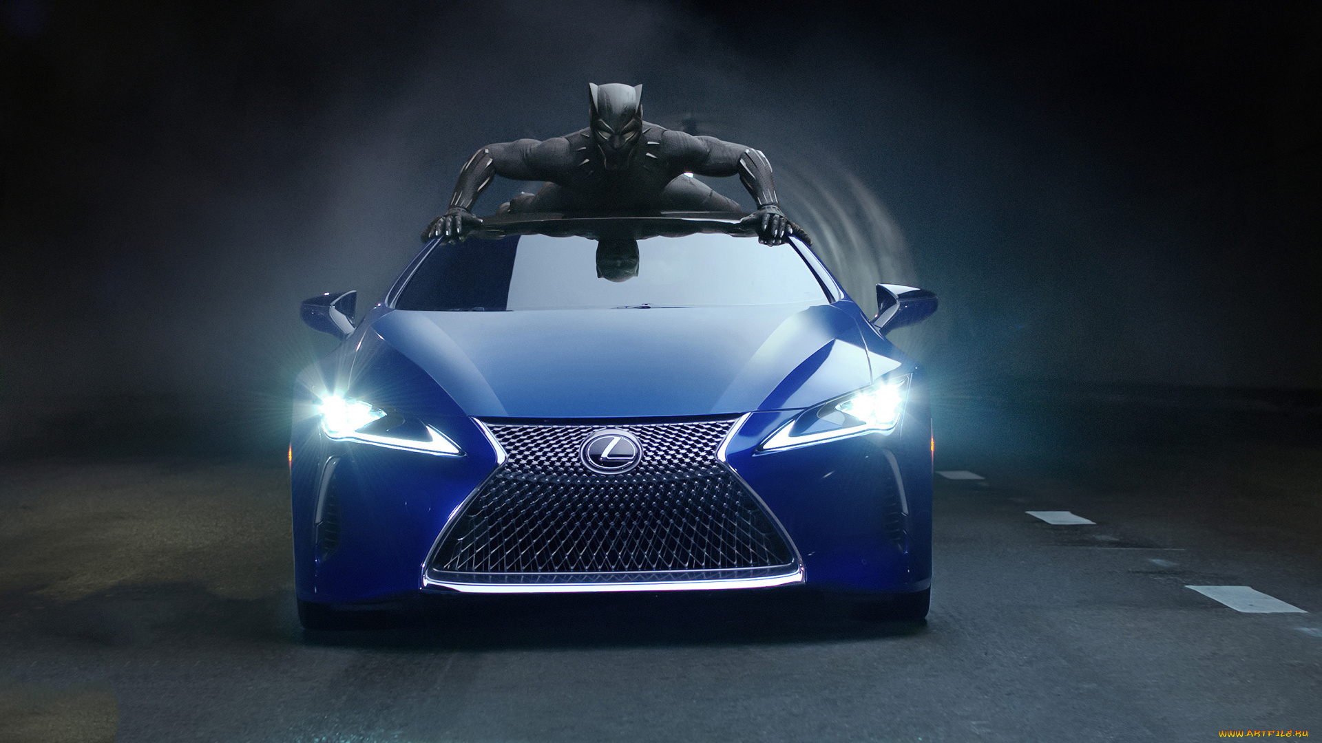 lexus, black, panther, lc, 500, , 2018, автомобили, lexus, синий, black, panther, лексус, lc500, черная, пантера