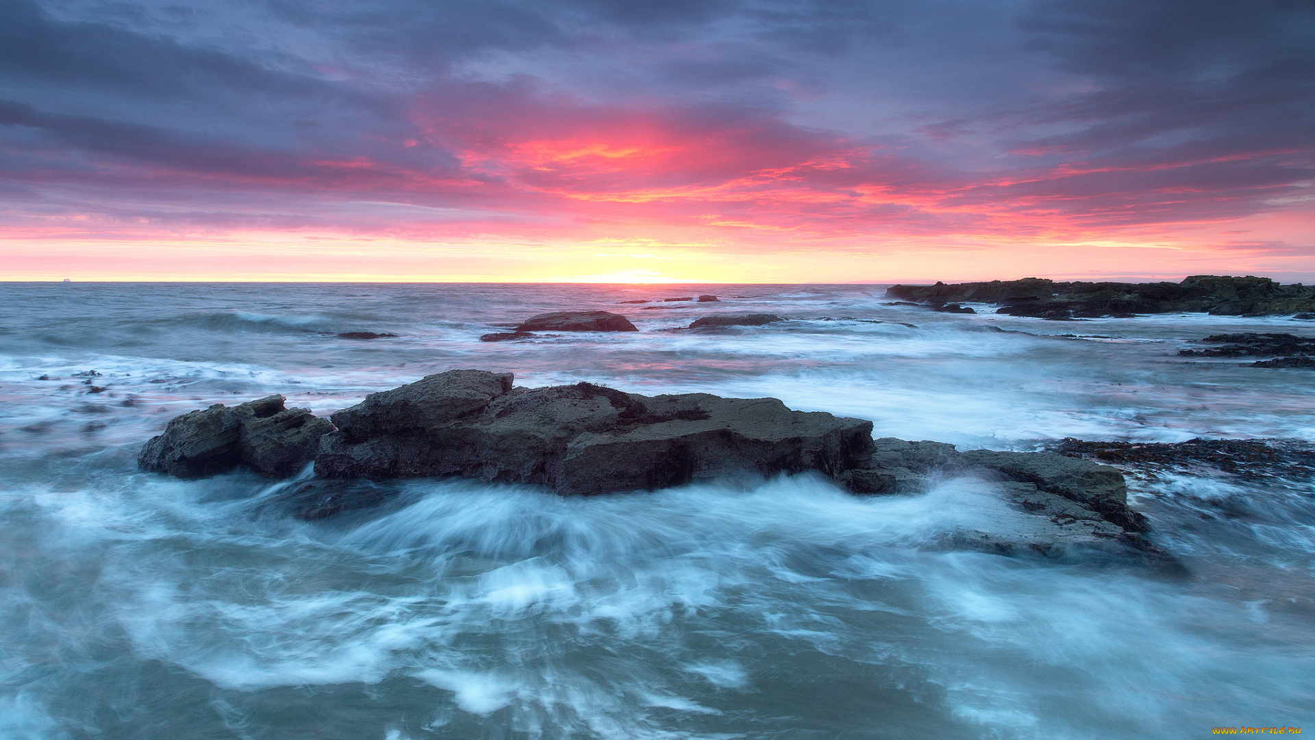 природа, моря, океаны, простор