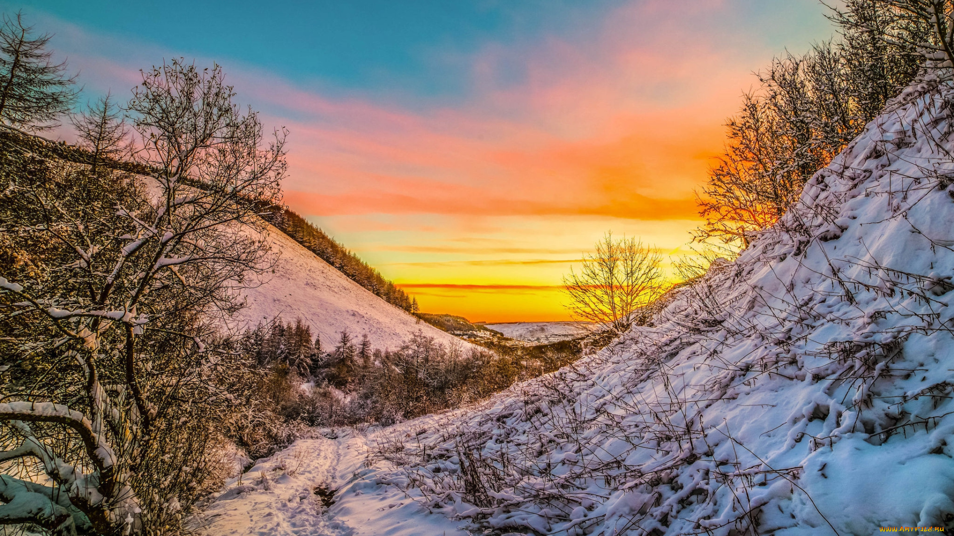 природа, побережье, простор