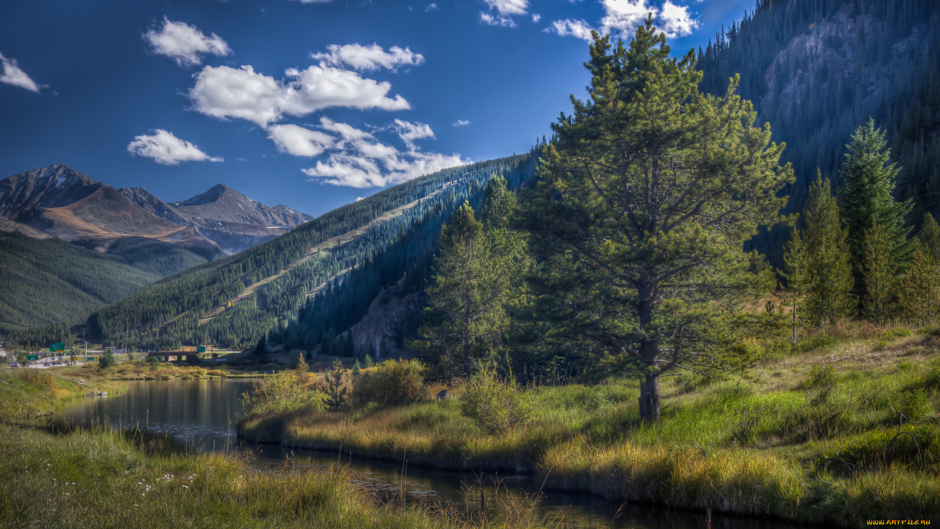 природа, реки, озера, простор