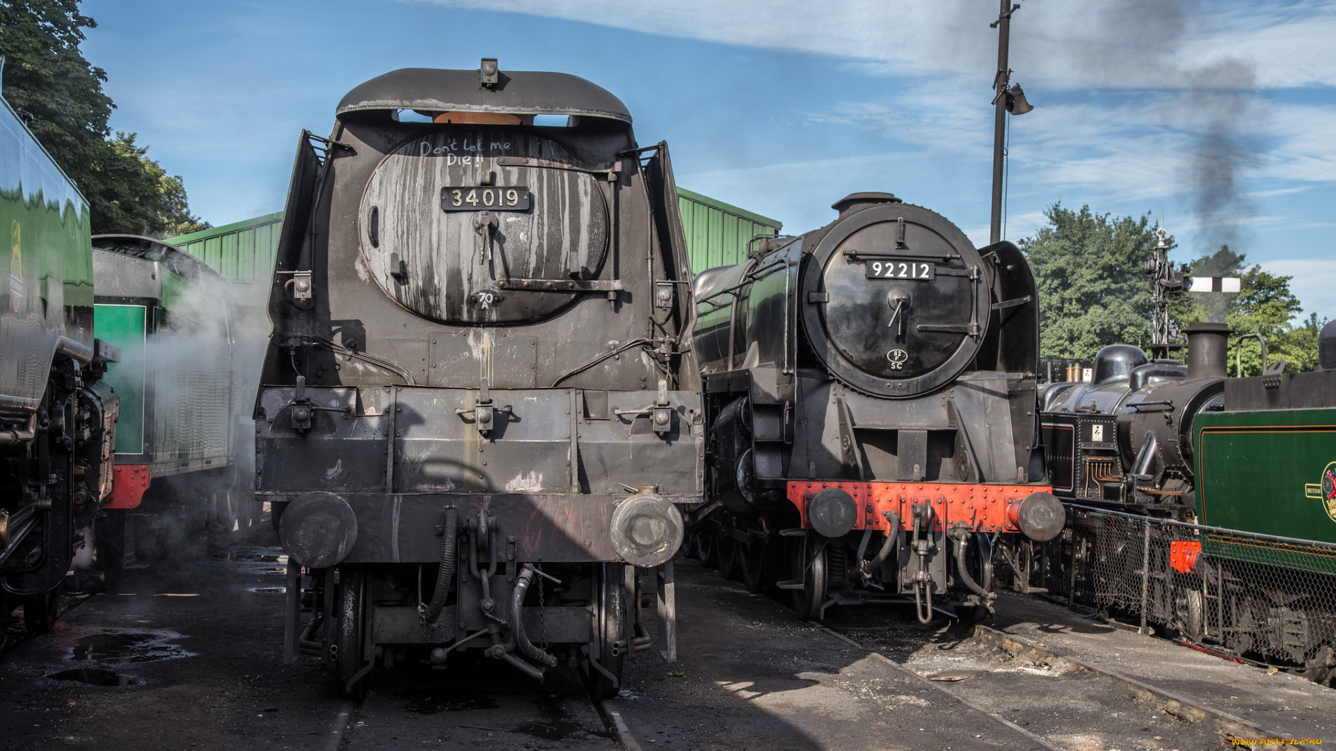 техника, паровозы, состав, локомотив