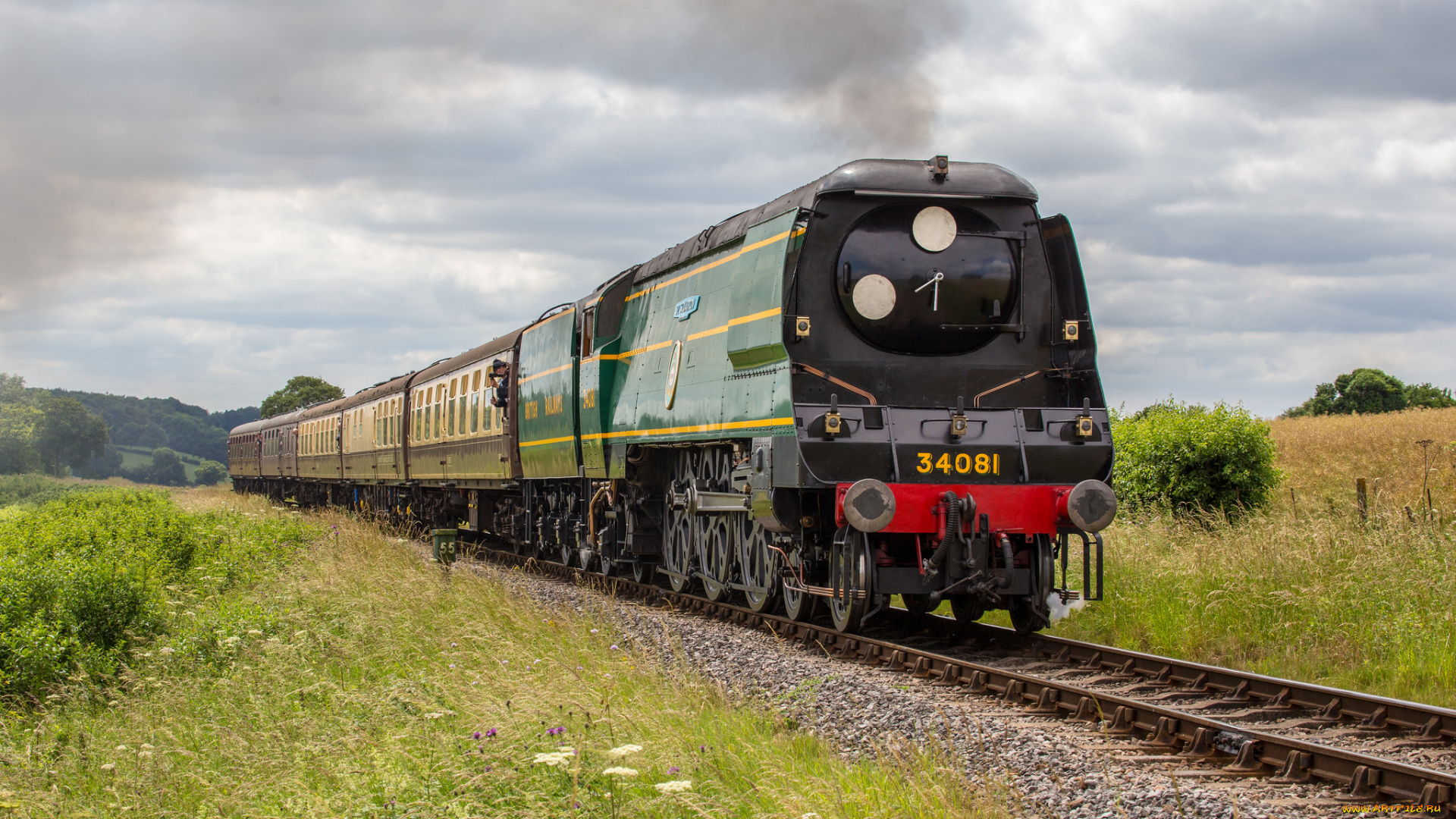 техника, паровозы, состав, локомотив