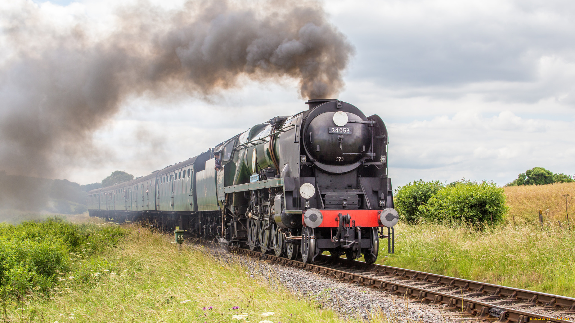 техника, паровозы, состав, локомотив