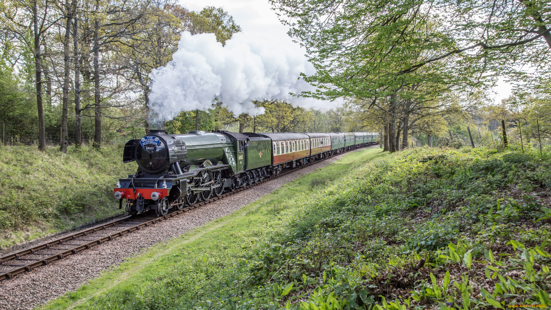 техника, паровозы, состав, локомотив