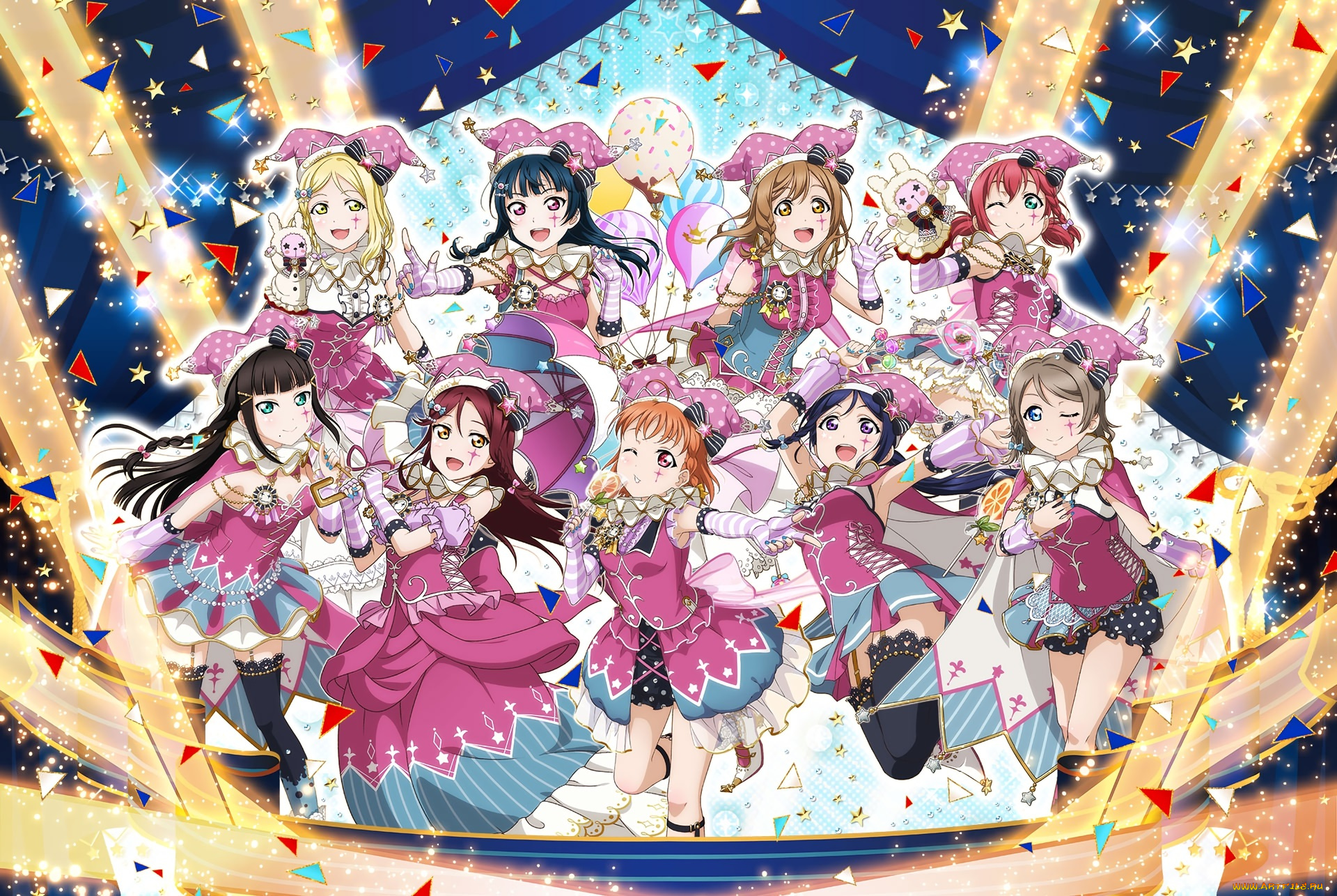 аниме, love, live, , school, idol, project, love, live, school, idol, project