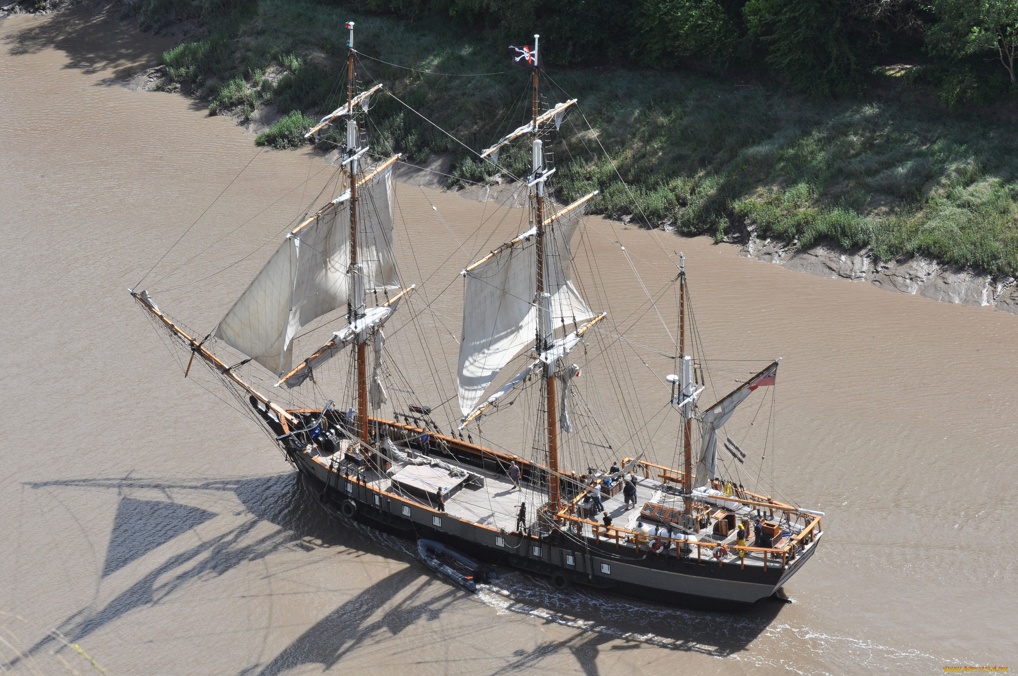 корабли, парусники, мачты, паруса