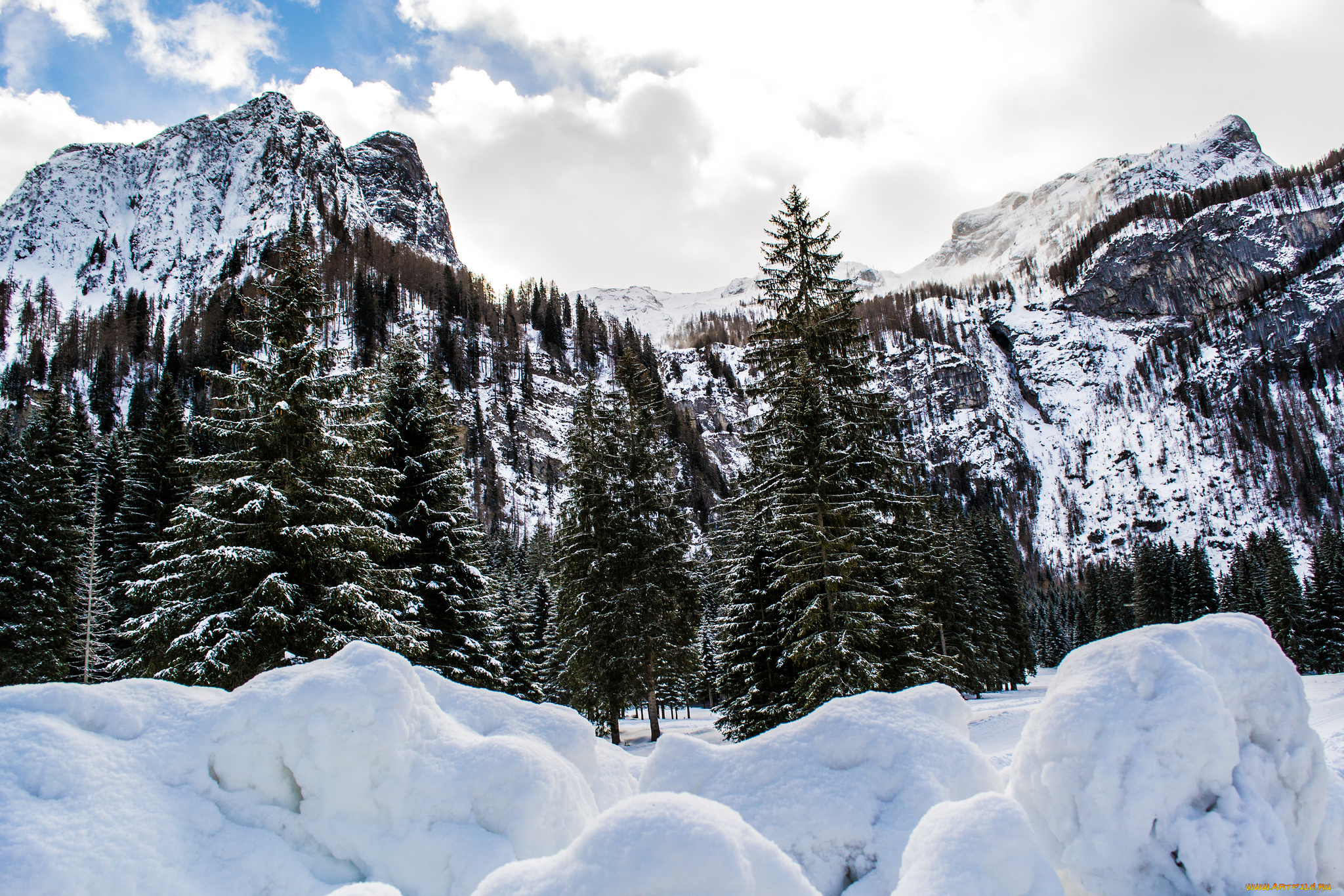 природа, горы, простор