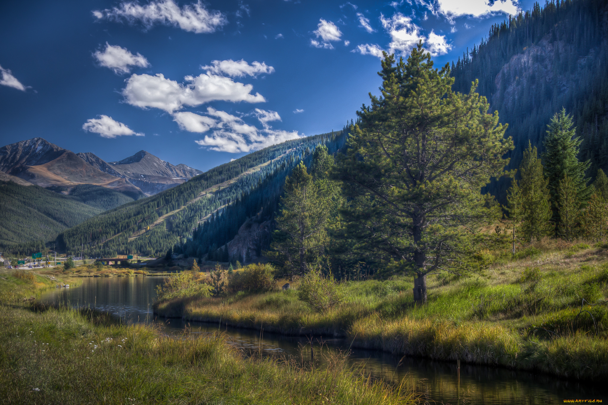 природа, реки, озера, простор