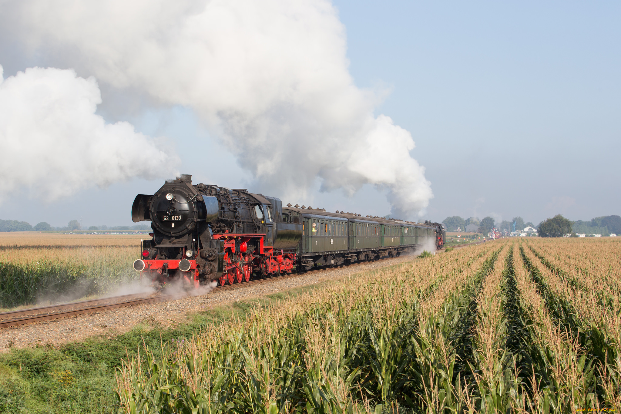 техника, паровозы, состав, локомотив