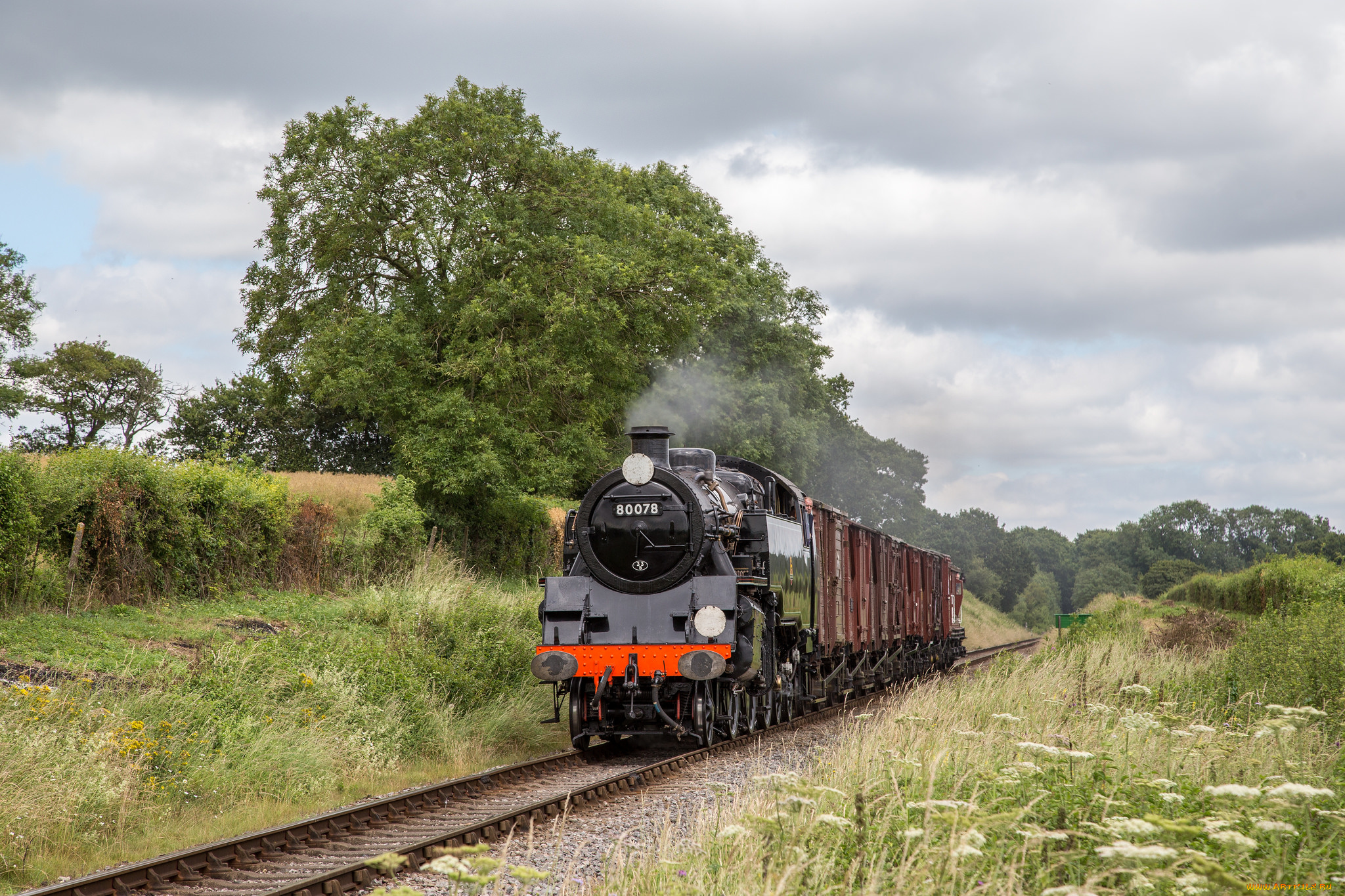 техника, паровозы, состав, локомотив