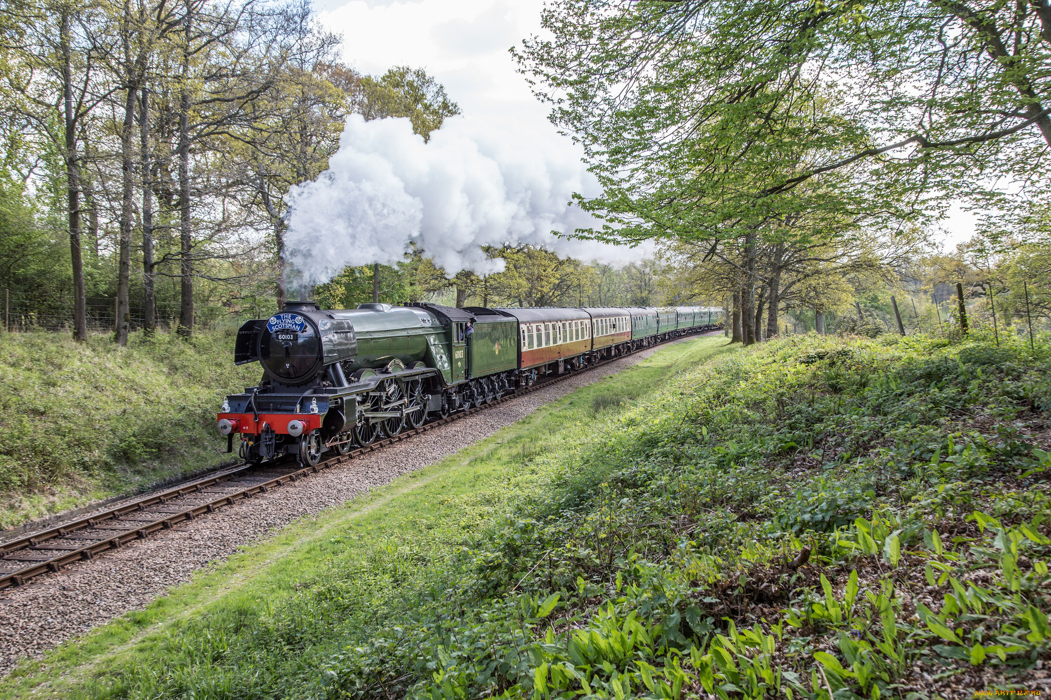 техника, паровозы, состав, локомотив