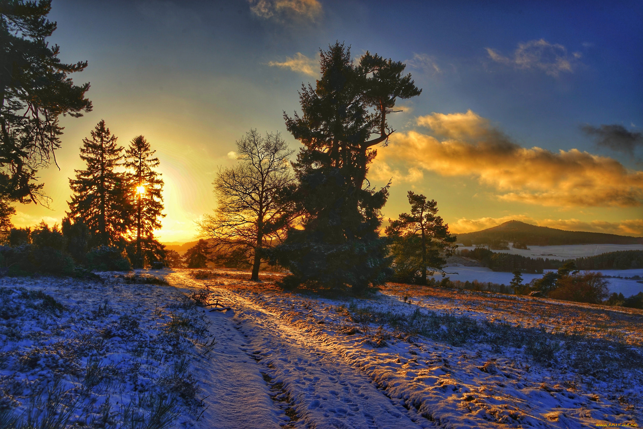 природа, восходы, закаты, простор