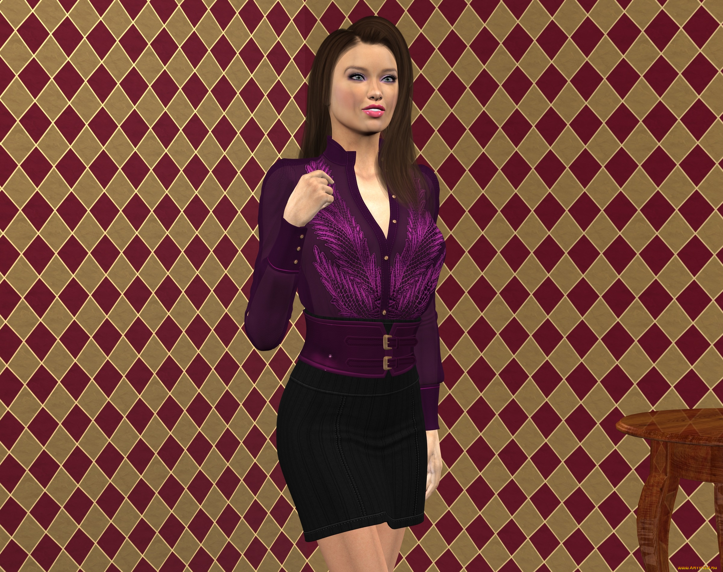 3д, графика, люди, , people, фон, взгляд, девушка