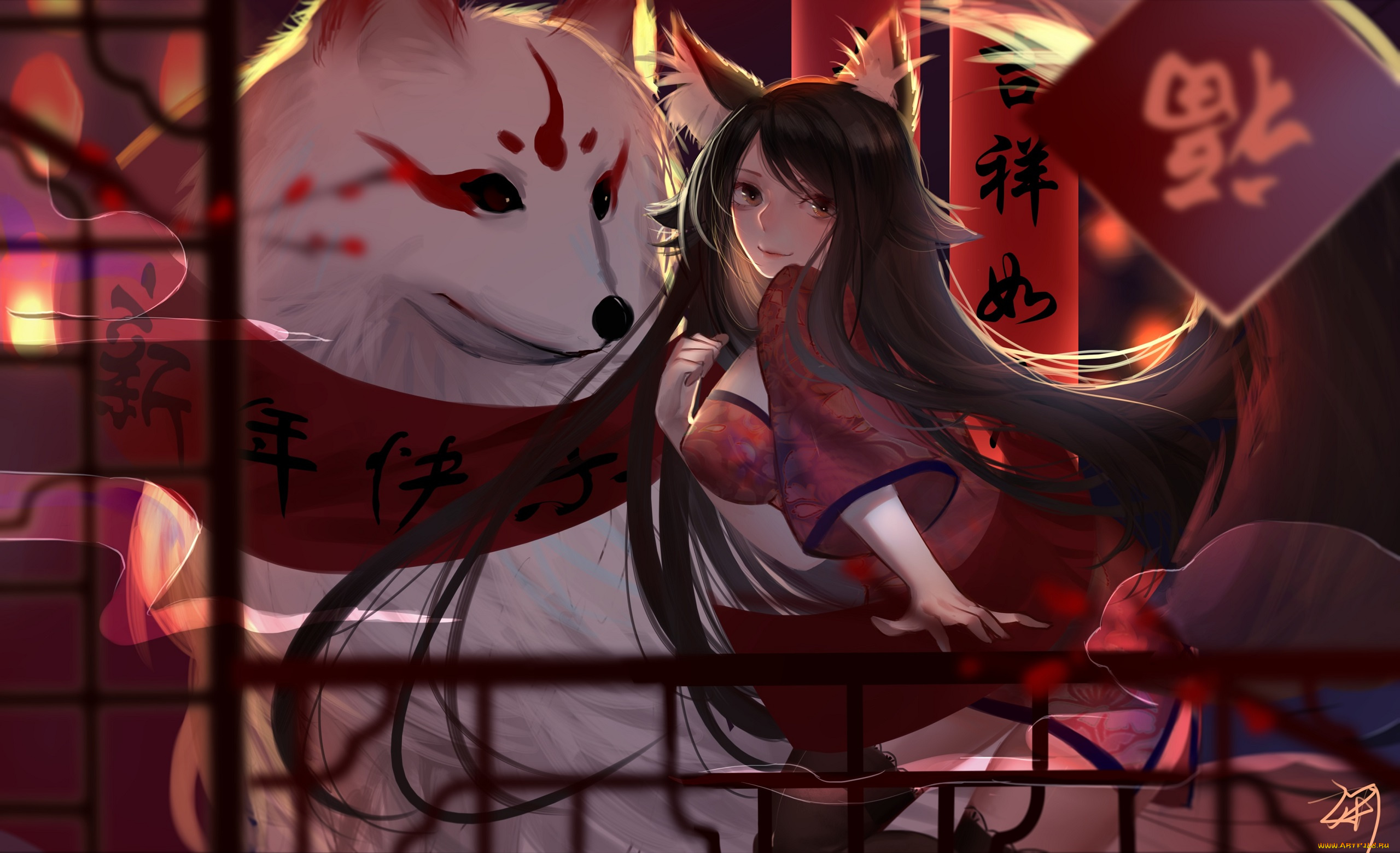 аниме, животные, , существа, tagme, artist