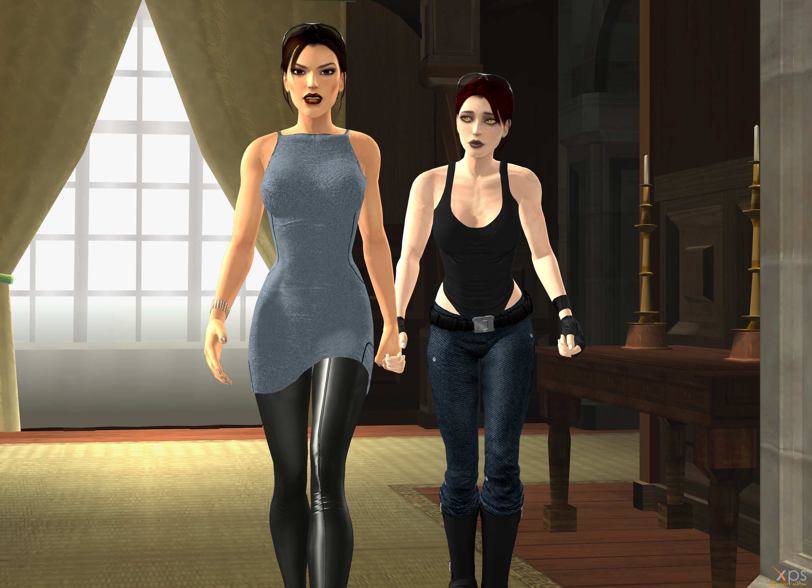 3д, графика, фантазия, , fantasy, взгляд, девушки, фон