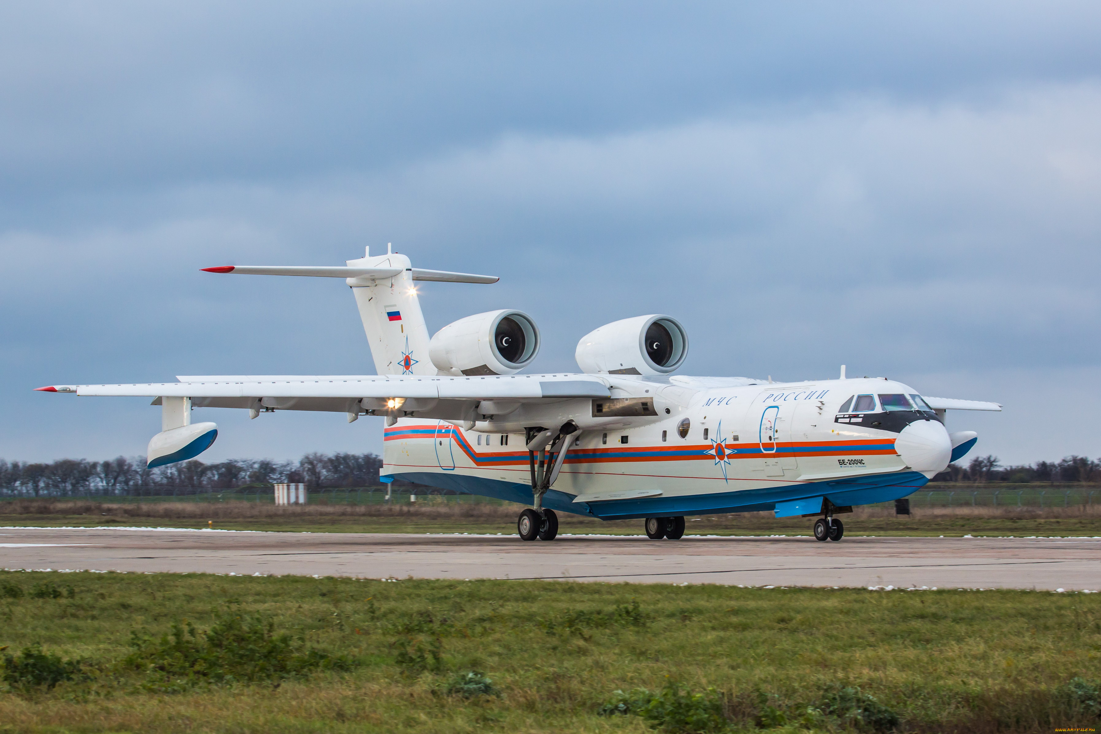 бе-, 200Чс, авиация, самолёты, амфибии, амфибия, бе-, 200Чс, аэродром, самолёт