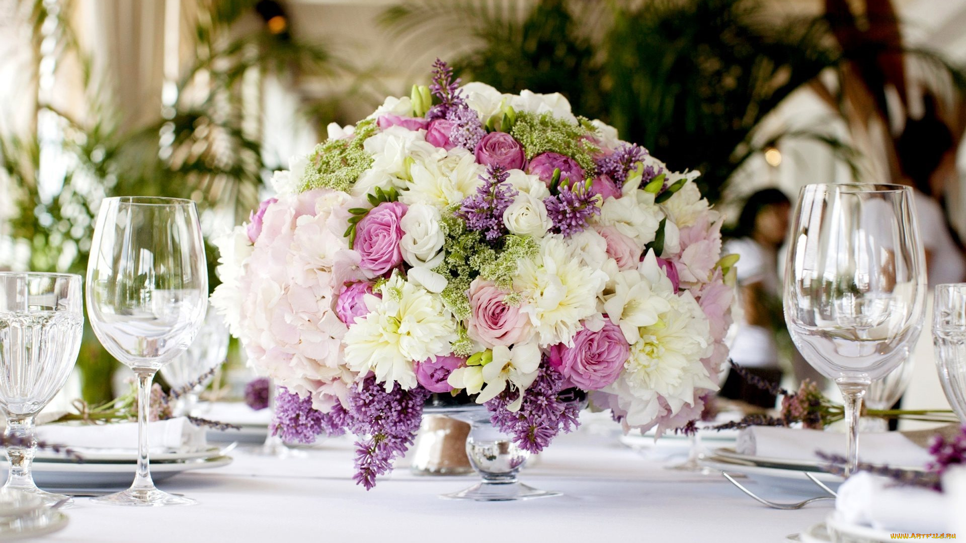 цветы, букеты, , композиции, сирень, розы