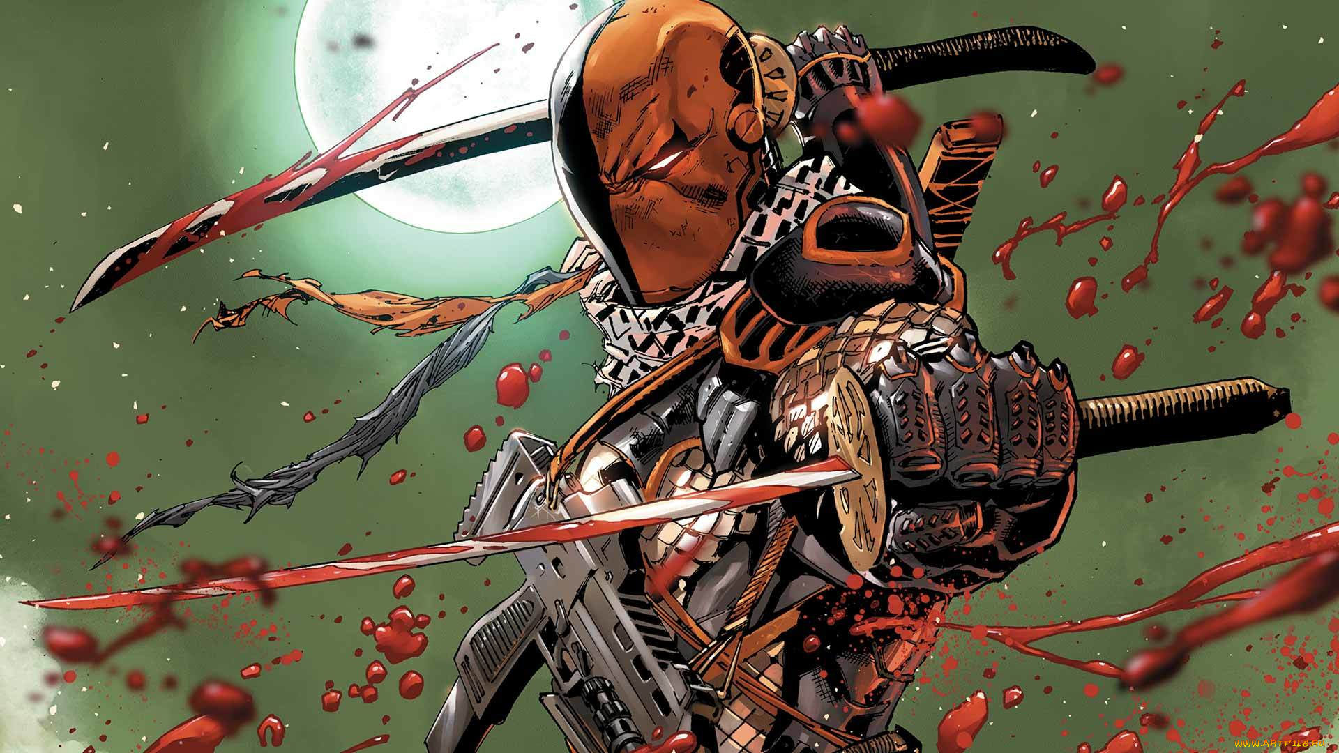 рисованное, комиксы, deathstroke