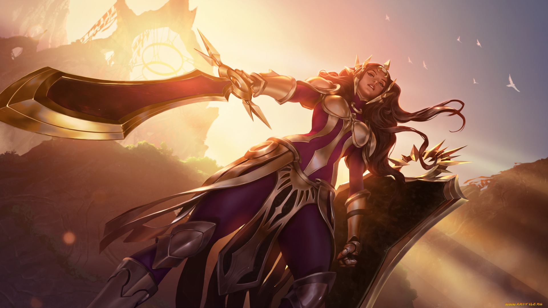 видео, игры, league, of, legends, , legends, of, runeterra, legends, of, runeterra, leona