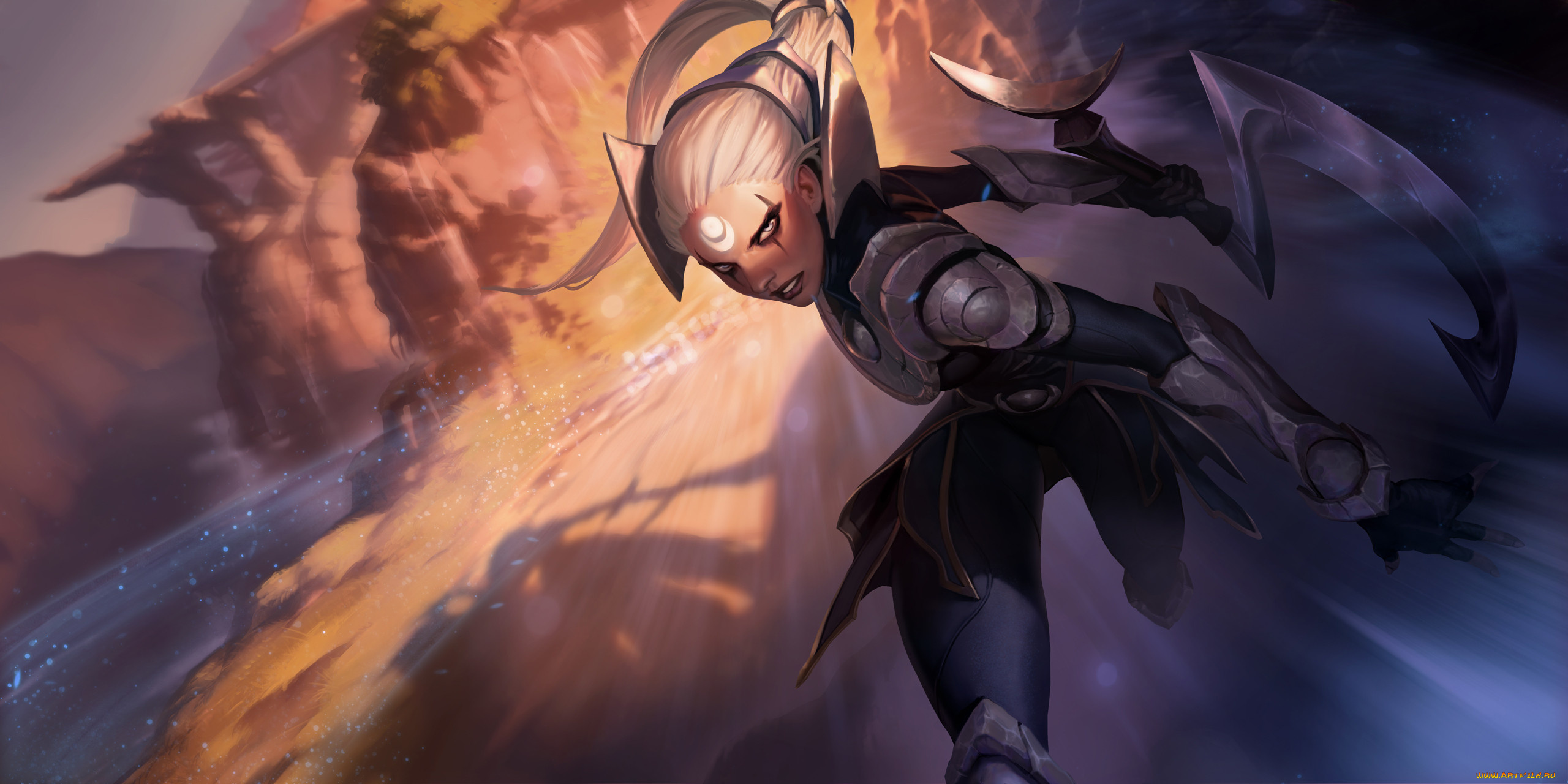 видео, игры, league, of, legends, , legends, of, runeterra, legends, of, runeterra, diana