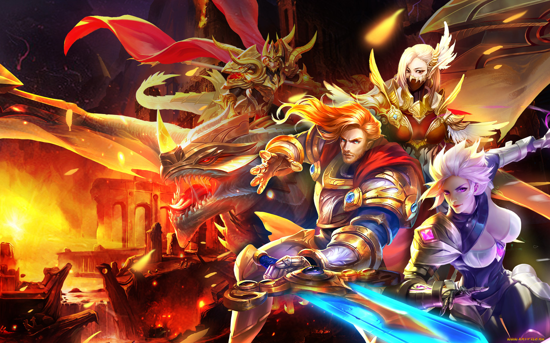 mobile, legends, видео, игры, , bang, bang, воины