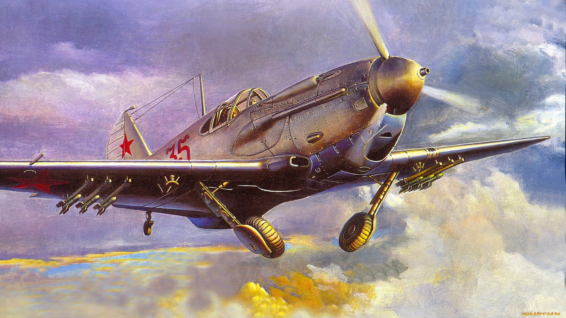 авиация, 3д, рисованые, v-graphic, самолет, полет, облака, небо