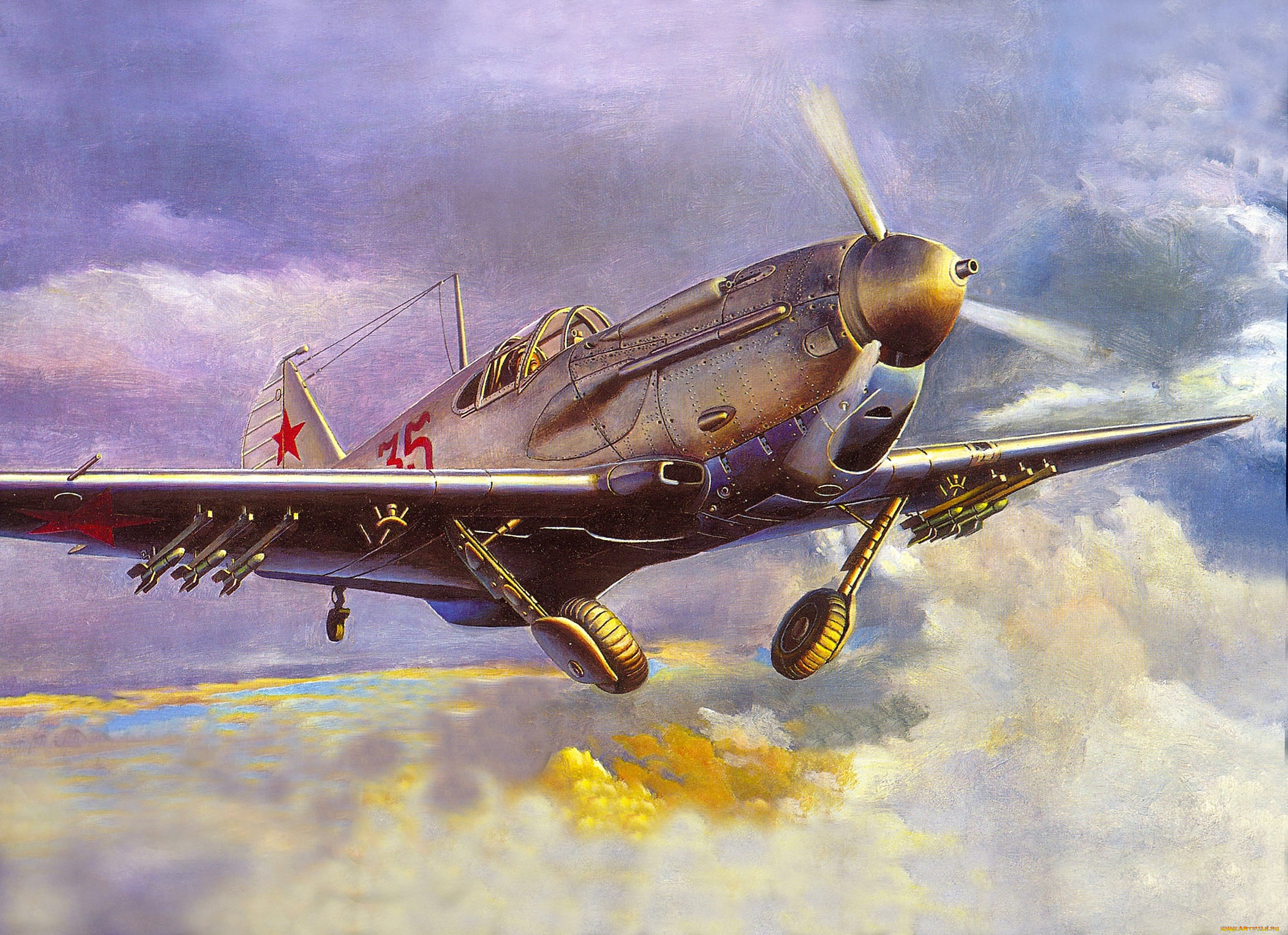 авиация, 3д, рисованые, v-graphic, самолет, полет, облака, небо