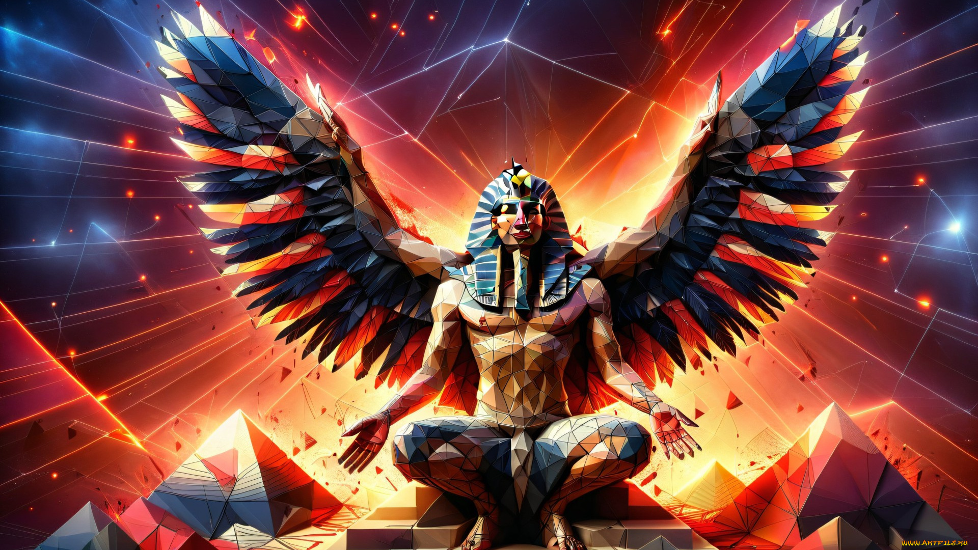 3д, графика, ангел, , angel, нейросети, графика, нейроарт, ai, art, нейронные, сети, рисунки, нейро, искусство, нейрографика, graphics, neuroart, neural, networks, drawings, neuro, neurography, ангел, из, оригами, крылья