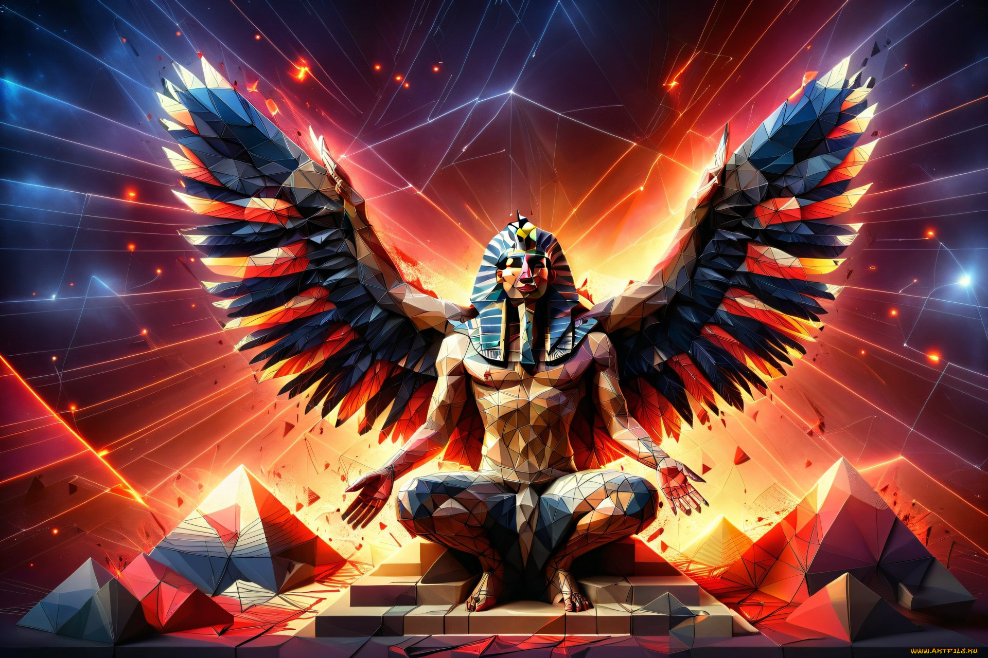 3д, графика, ангел, , angel, нейросети, графика, нейроарт, ai, art, нейронные, сети, рисунки, нейро, искусство, нейрографика, graphics, neuroart, neural, networks, drawings, neuro, neurography, ангел, из, оригами, крылья