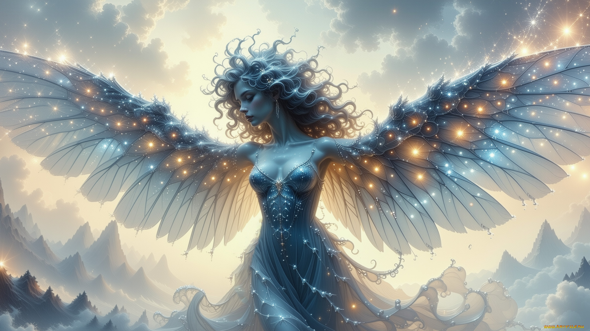 фэнтези, ангелы, нейросети, графика, нейроарт, ai, art, нейронные, сети, рисунки, нейро, искусство, нейрографика, graphics, neuroart, neural, networks, drawings, neuro, neurography