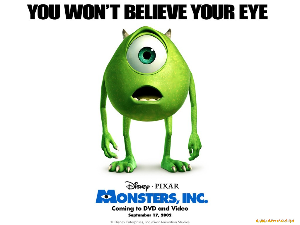 мультфильмы, monsters, inc
