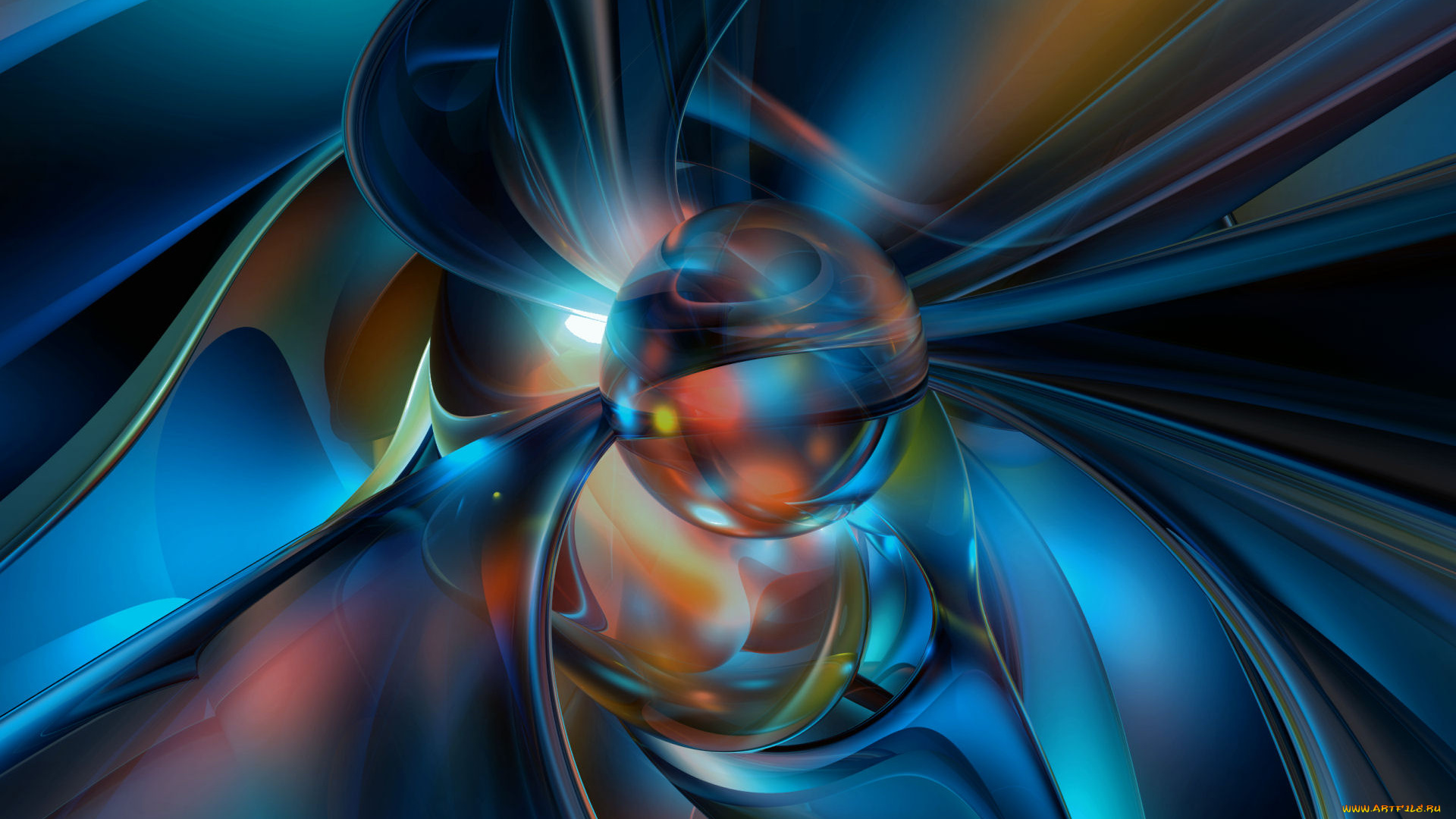 3д, графика, fractal, фракталы, рисунок, фон, цвета